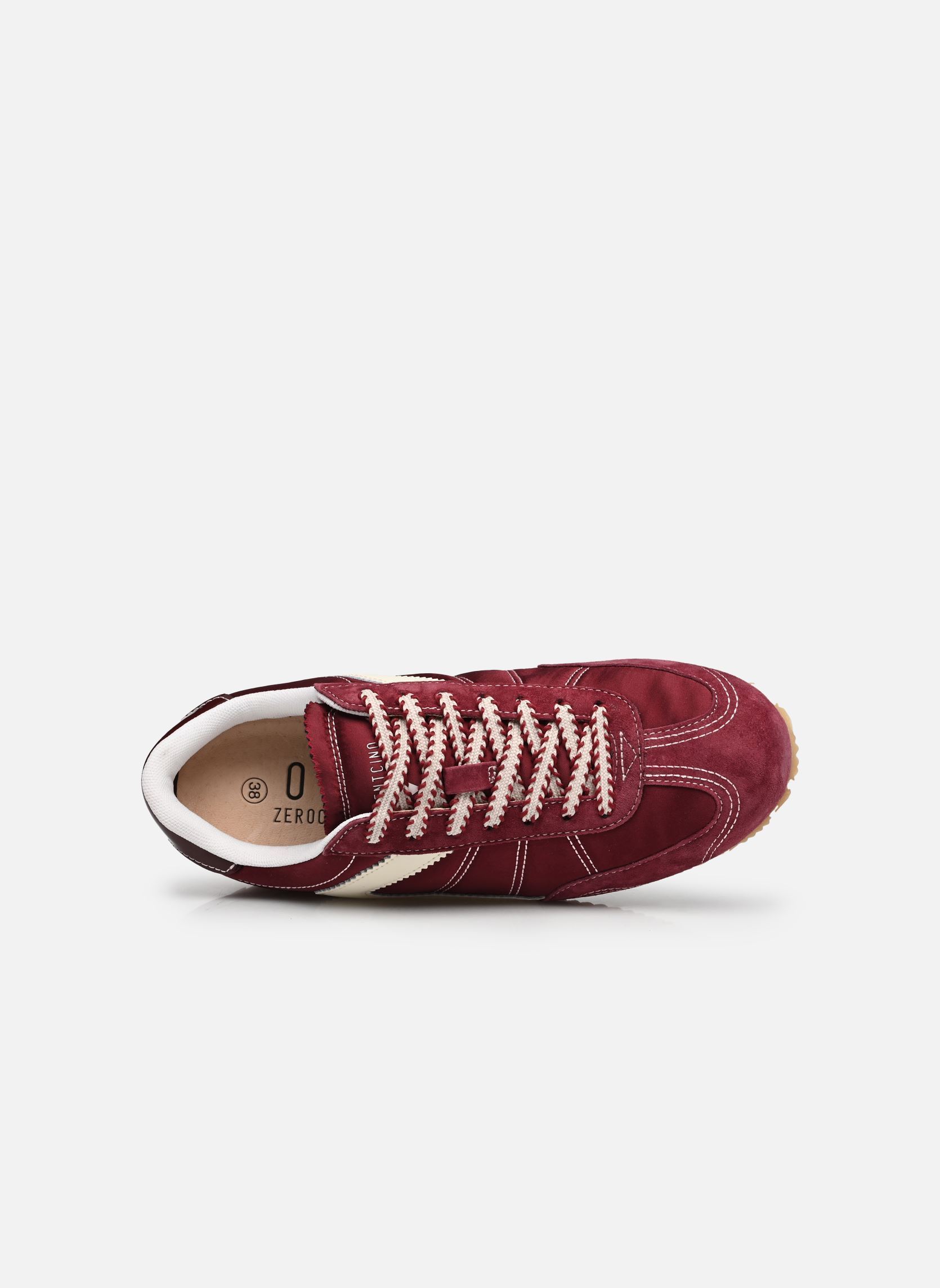 Baskets basses Nelly femme bordeaux 0-105 Baskets basses Nelly femme bordeaux GRENAT
