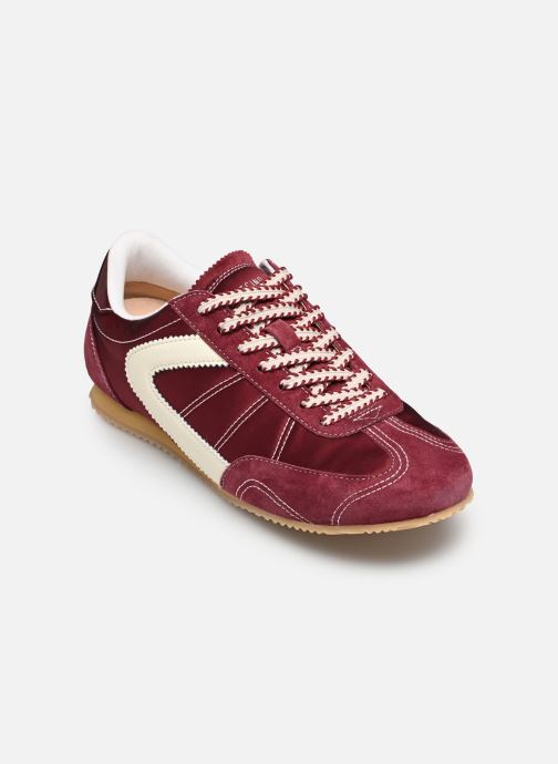 0-105 Baskets basses Nelly femme bordeaux