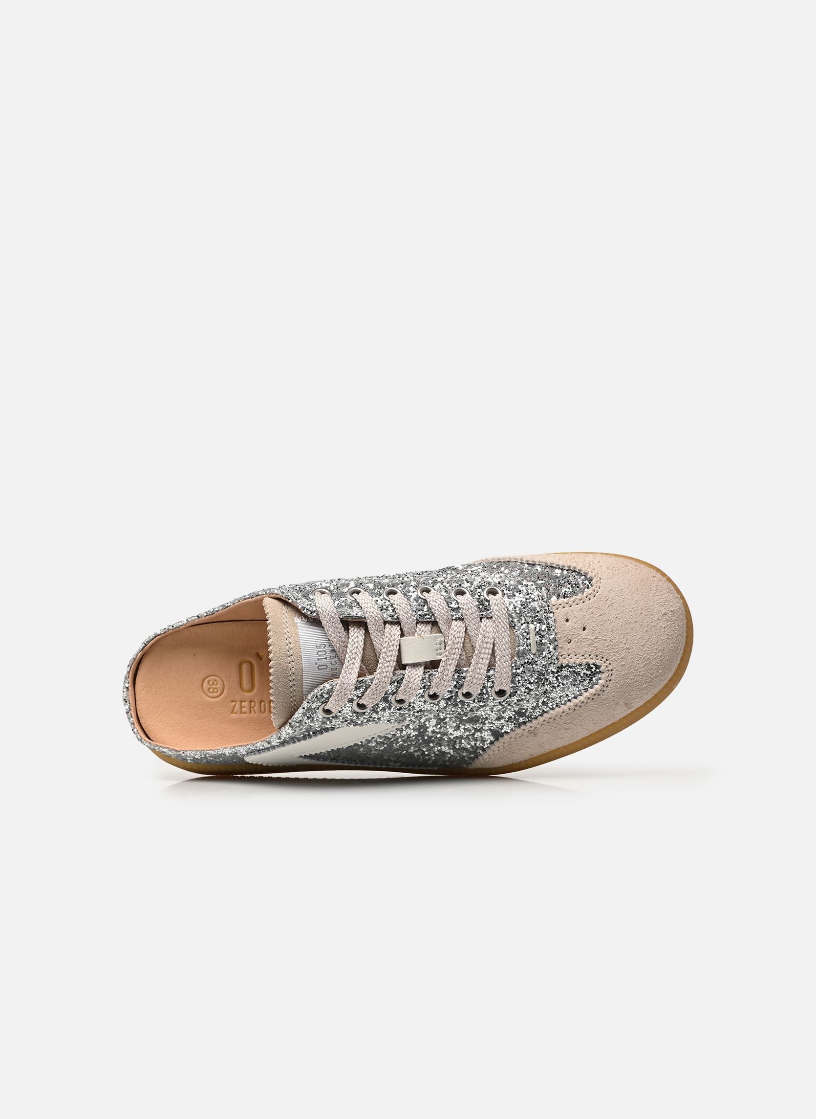 Pantoletten und Clogs Nova Mule damen silber 0-105 Pantoletten und Clogs Nova Mule damen silber Glitter