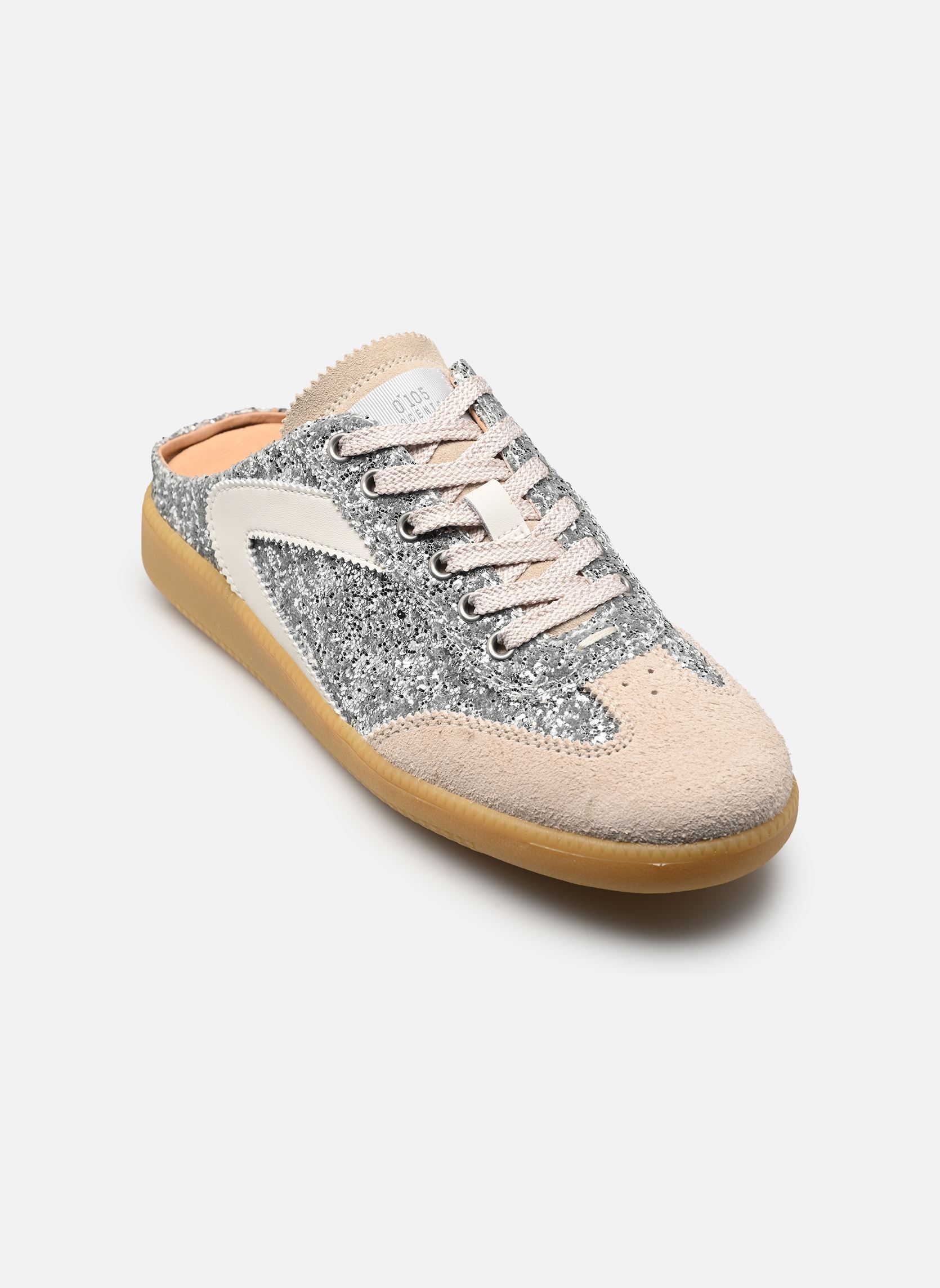 Pantoletten und Clogs Nova Mule damen silber 0-105 Pantoletten und Clogs Nova Mule damen silber Glitter