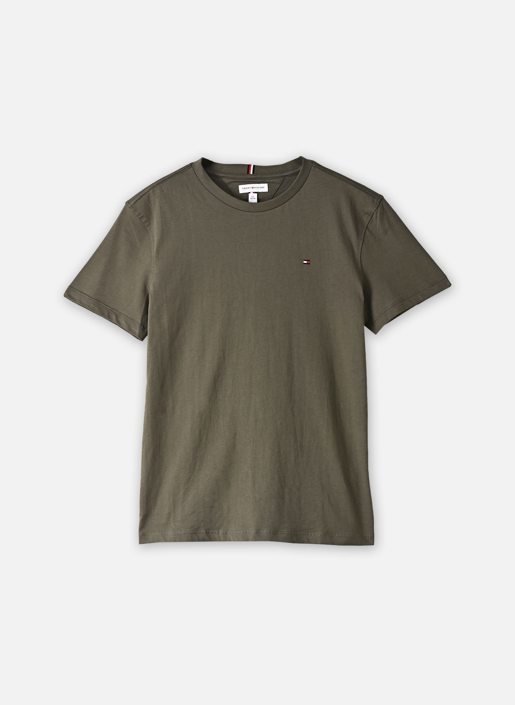 T-Shirts Essential Cotton Reg jungen grün Tommy Hilfiger T-Shirts Essential Cotton Reg jungen grün GHOST FERN
