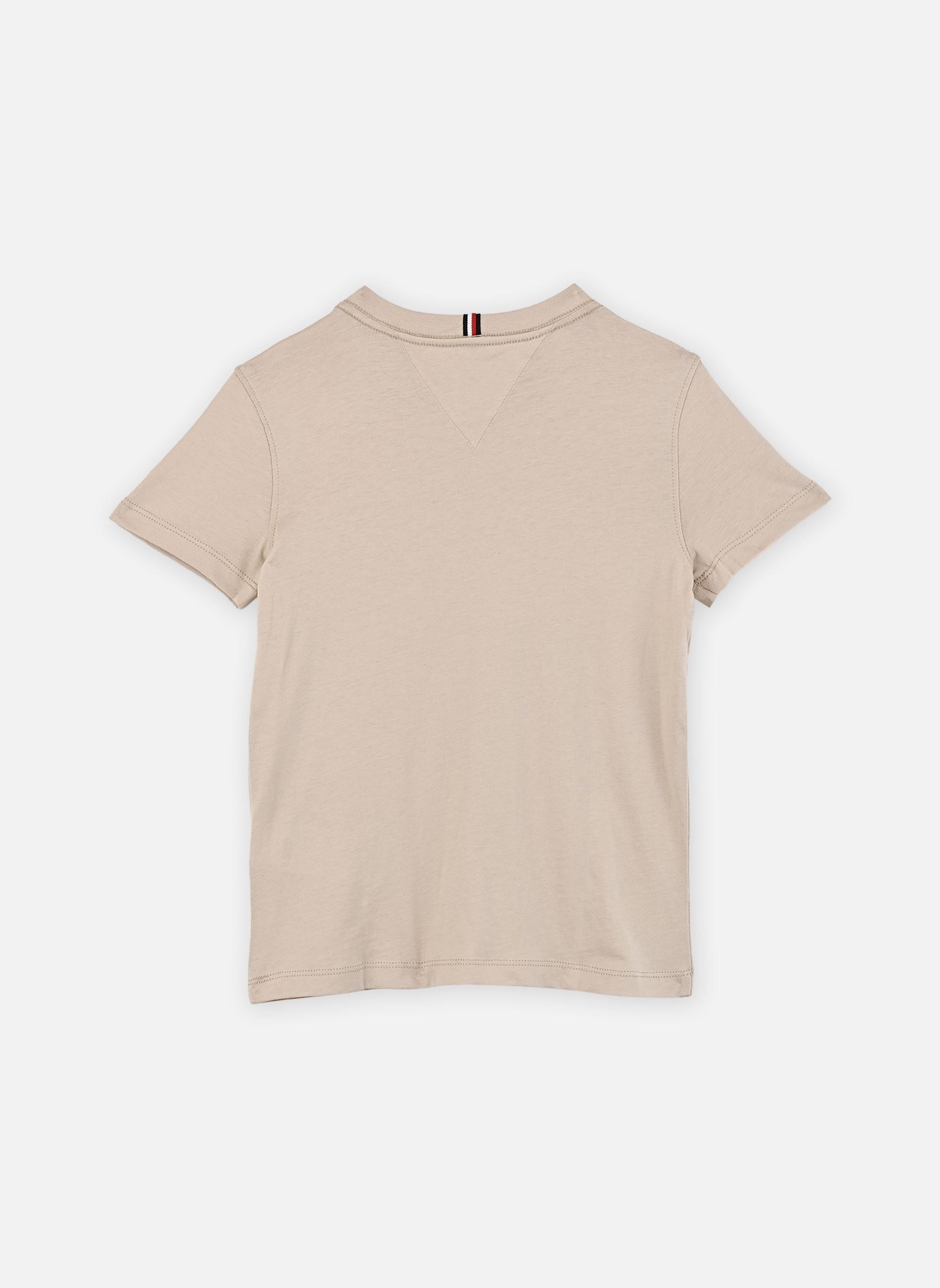 Tee-shirts manches courtes Essential Cotton Reg garçon beige Tommy Hilfiger Tee-shirts manches courtes Essential Cotton Reg garçon beige GULF SAND