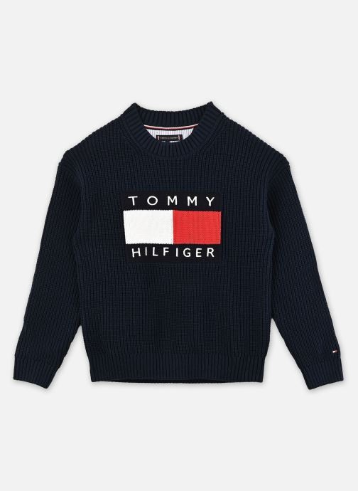 Tommy Hilfiger Kapuzenpullover Heritage Flag Sweate jungen blau
