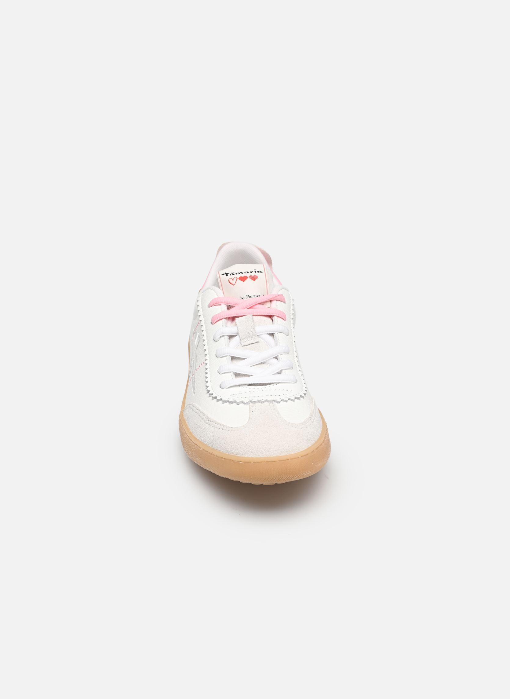 Lage sneakers 23609-46 dames wit Tamaris Lage sneakers 23609-46 dames wit WHITE/ROSE