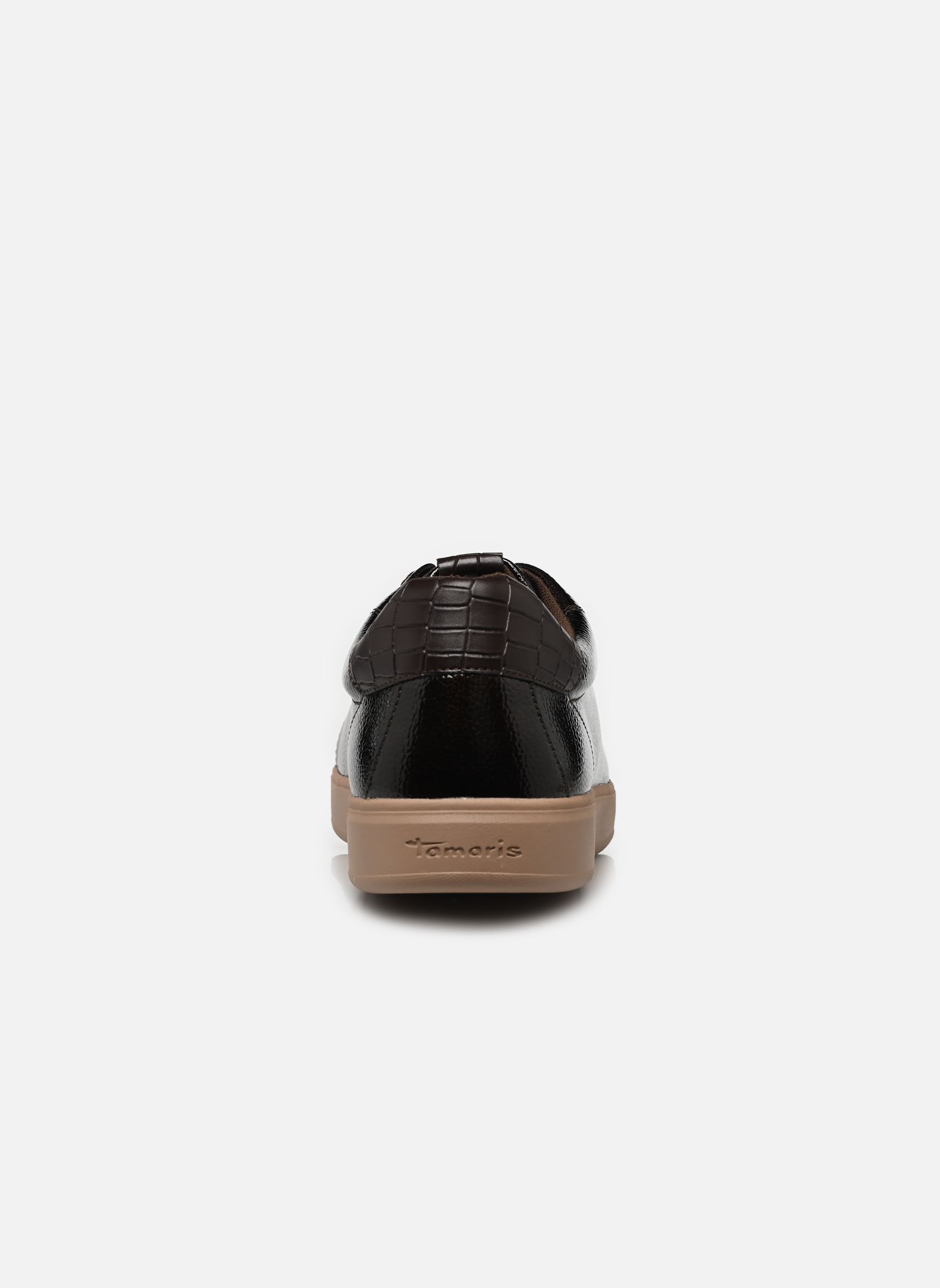Lage sneakers 23720-43 dames bruin Tamaris Lage sneakers 23720-43 dames bruin MOCCA PATENT