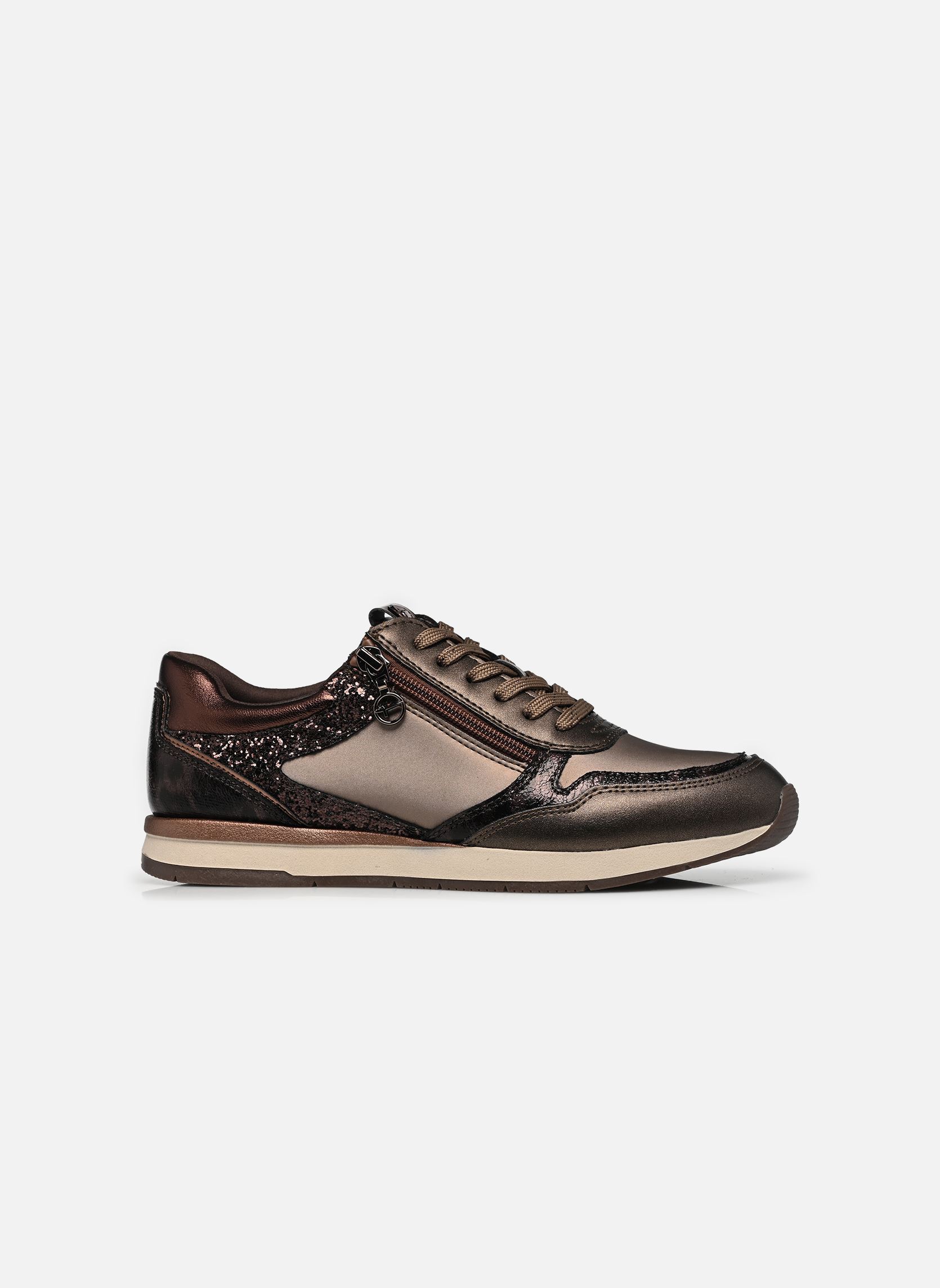 Baskets basses 23613-46 femme marron Tamaris Baskets basses 23613-46 femme marron TAUPE GLAM
