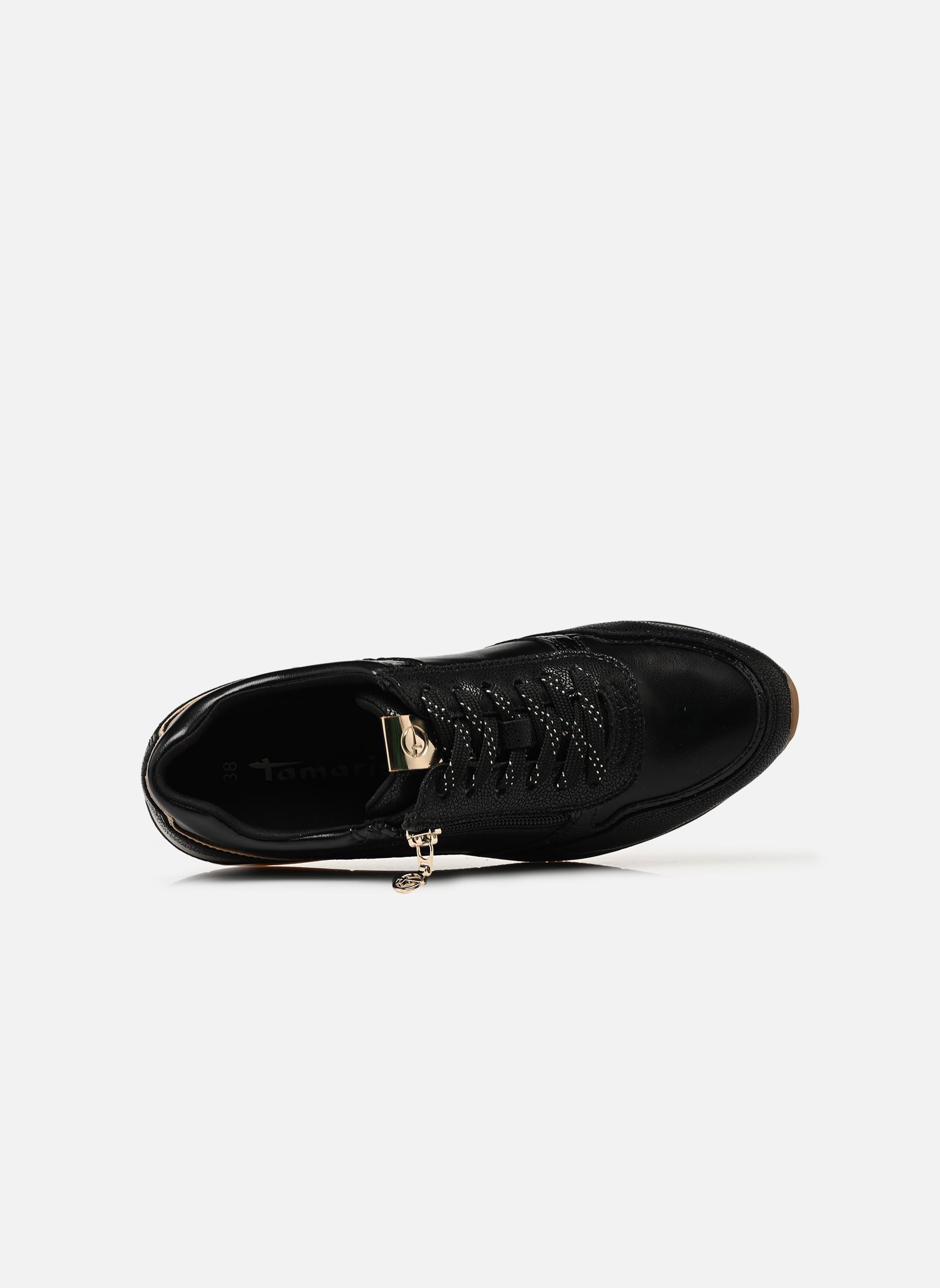 Niedrige Sneaker 23613-46 damen schwarz Tamaris Niedrige Sneaker 23613-46 damen schwarz BLACK COMB