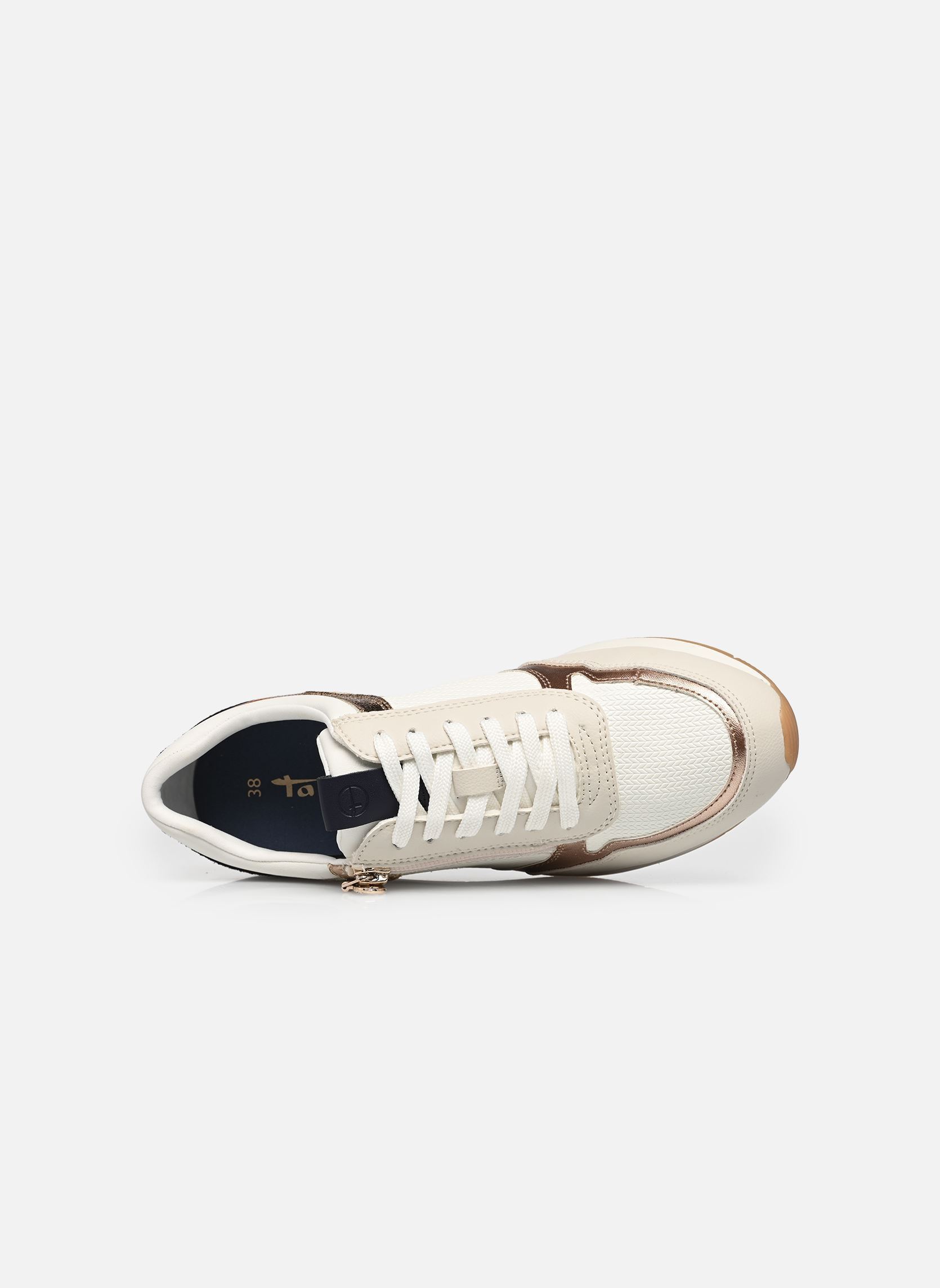 Niedrige Sneaker 23613-46 damen weiß Tamaris Niedrige Sneaker 23613-46 damen weiß WHITE COMB