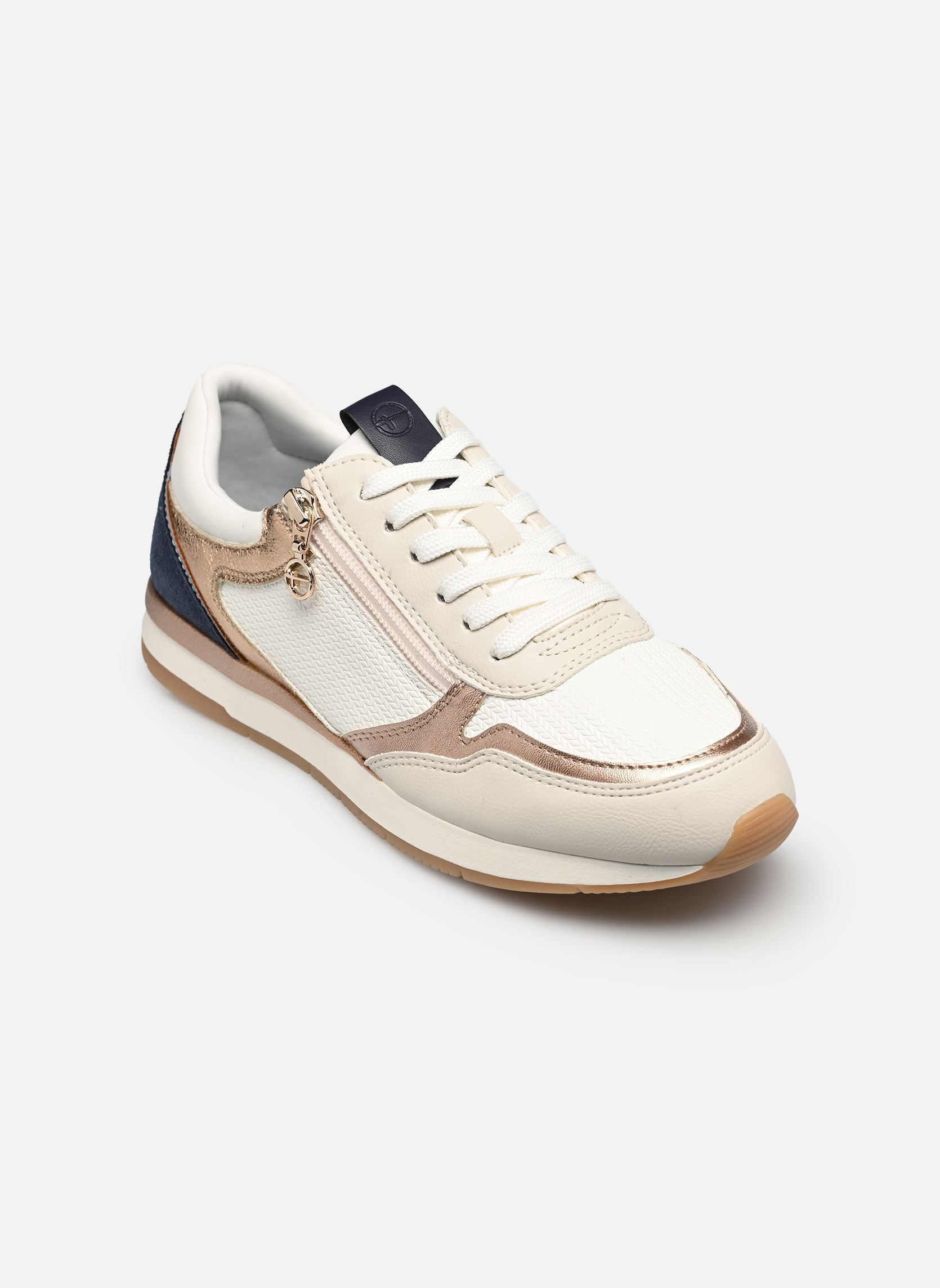 Niedrige Sneaker 23613-46 damen weiß Tamaris Niedrige Sneaker 23613-46 damen weiß WHITE COMB