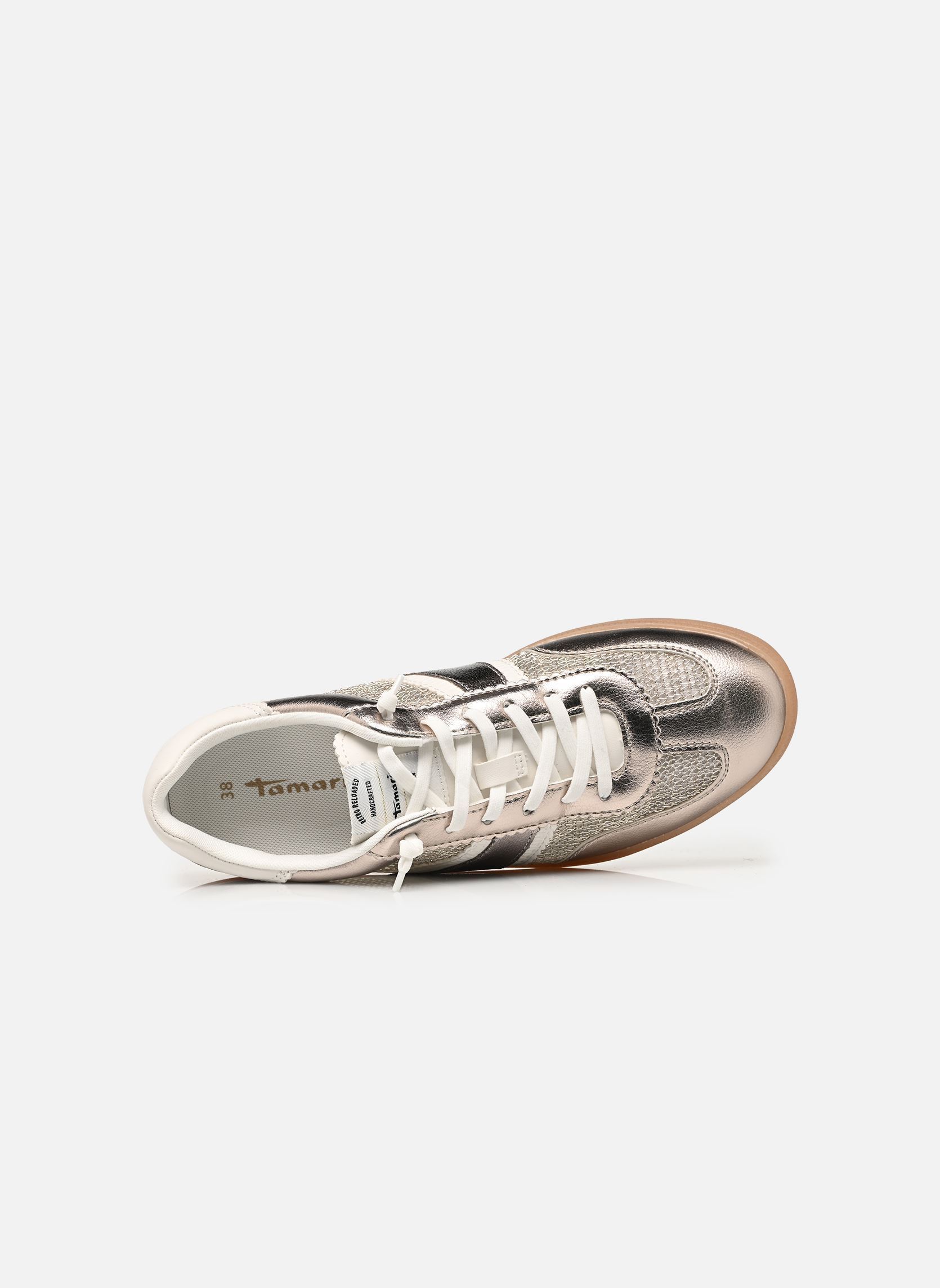 Sneakers basse 23639-46 donna oro e bronzo Tamaris Sneakers basse 23639-46 donna oro e bronzo PLATINUM