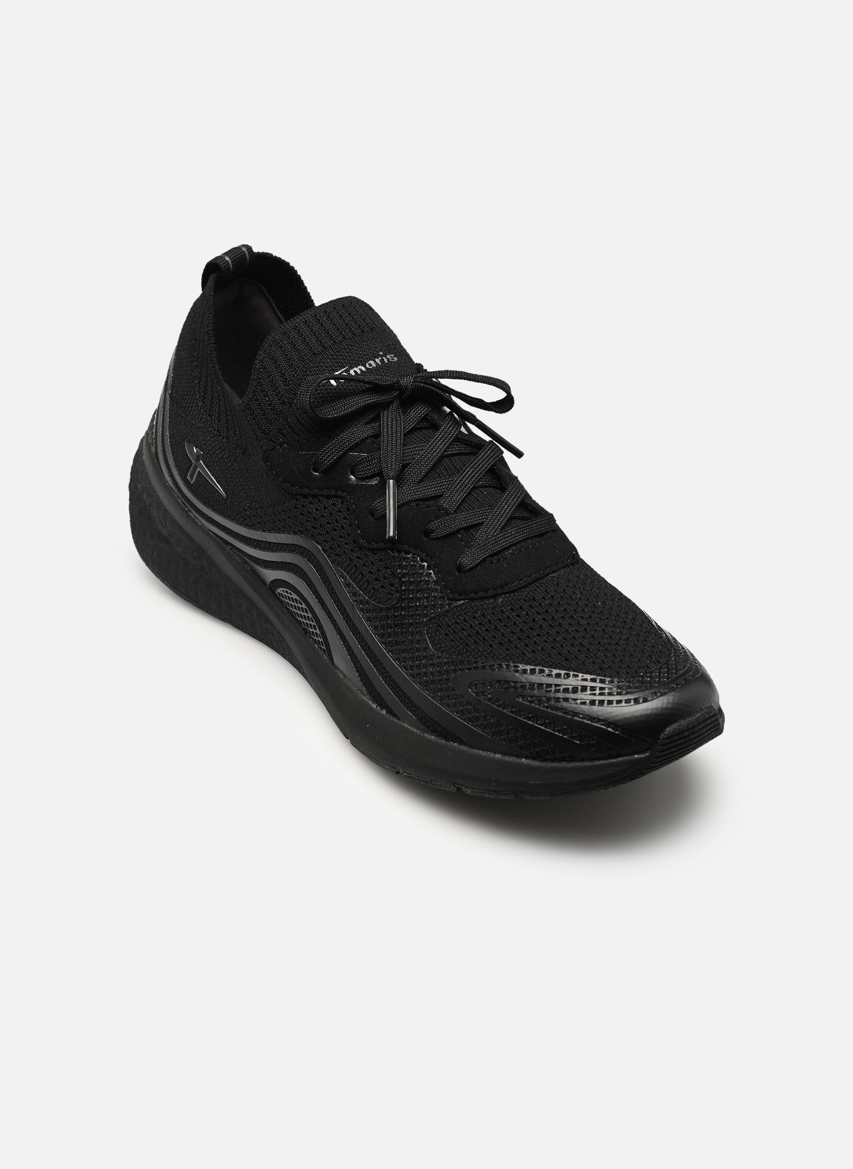 Niedrige Sneaker 23769-44 damen schwarz Tamaris Niedrige Sneaker 23769-44 damen schwarz BLACK UNI