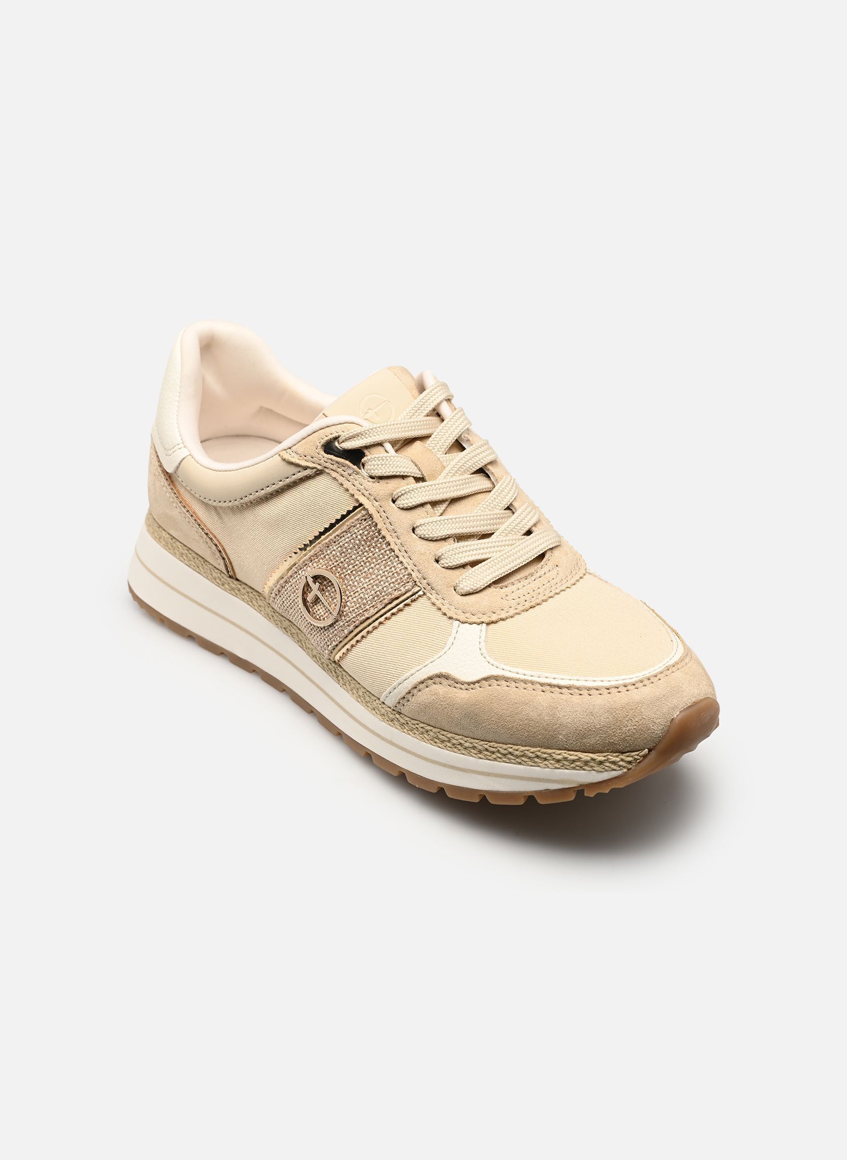 Baskets compensées 23797-46 femme marron Tamaris Baskets compensées 23797-46 femme marron CAMEL COMB