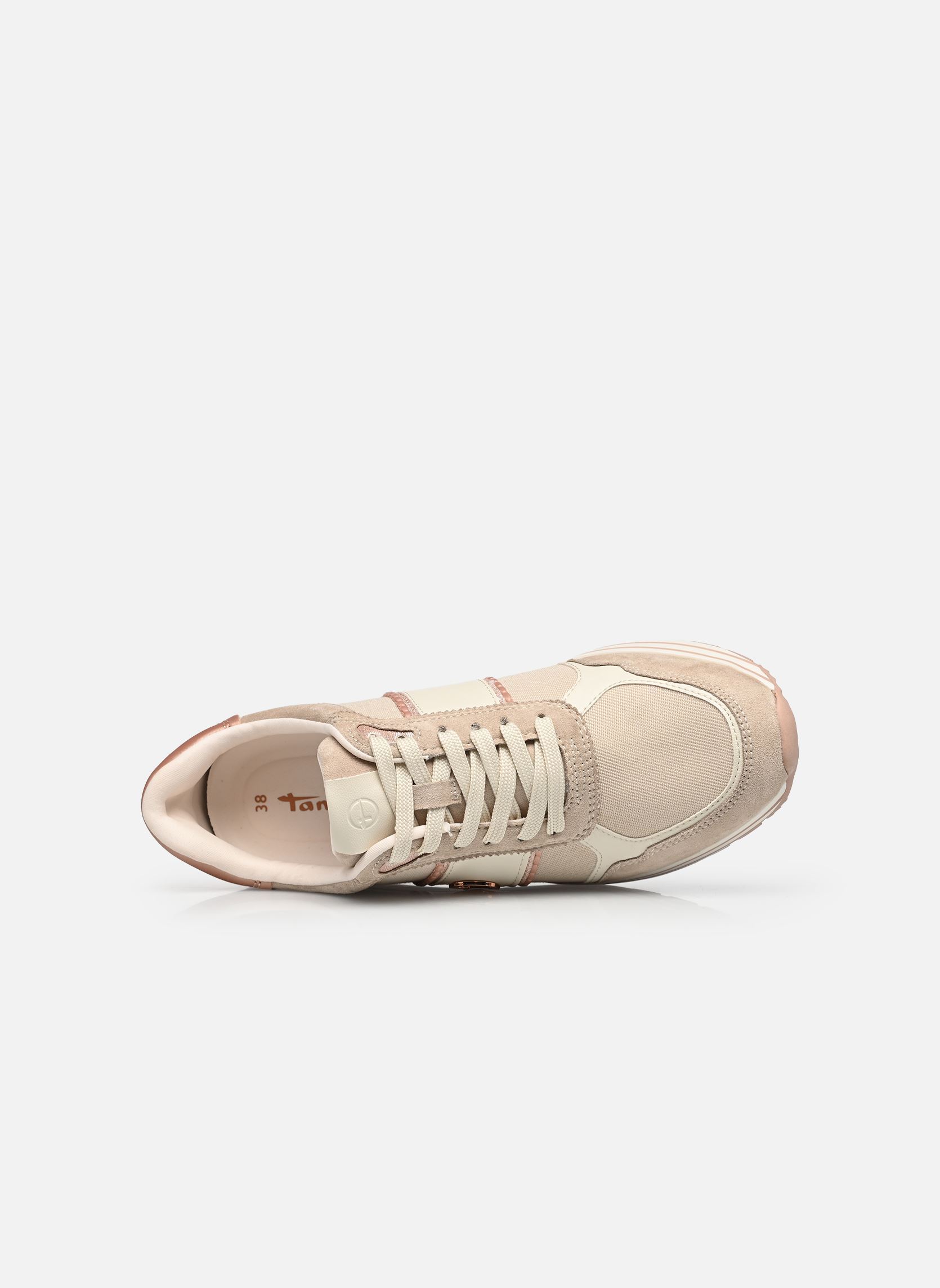 Sleehak sneakers 23797-46 dames beige Tamaris Sleehak sneakers 23797-46 dames beige ROSE COMB