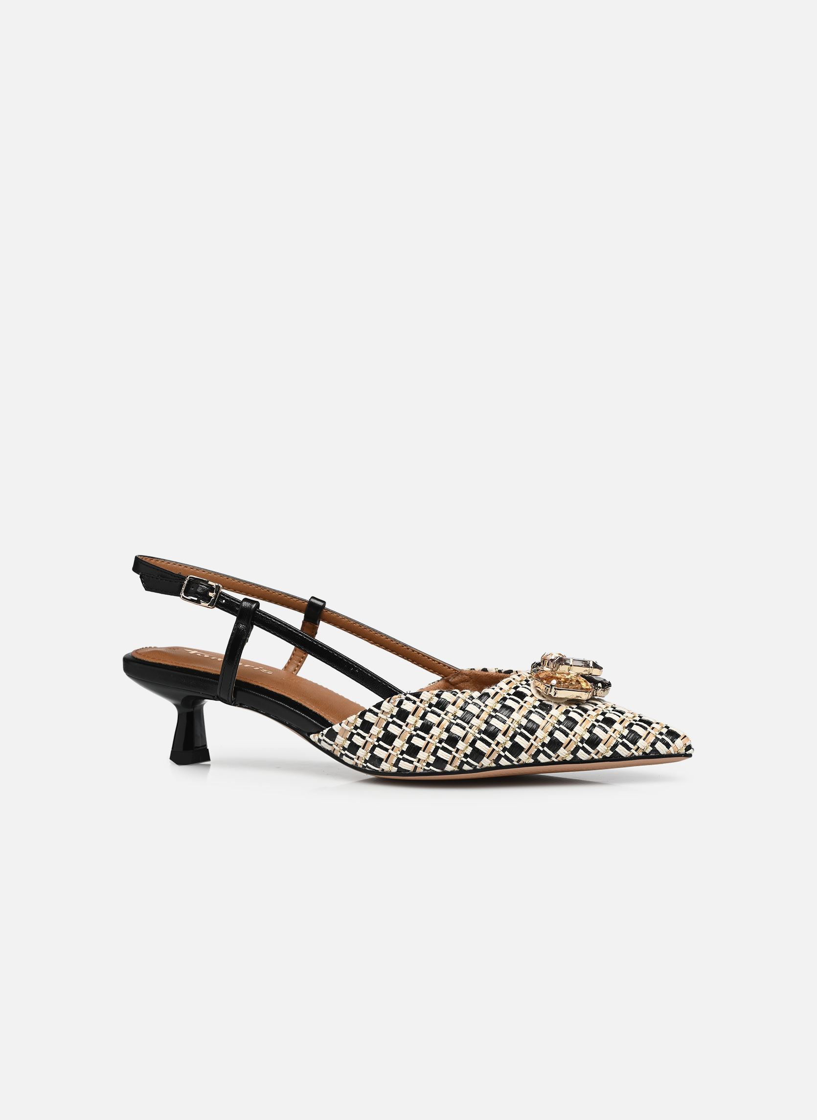 Slingback pumps 29512-46 dames meerkleurig Tamaris Slingback pumps 29512-46 dames meerkleurig BLACK COMB