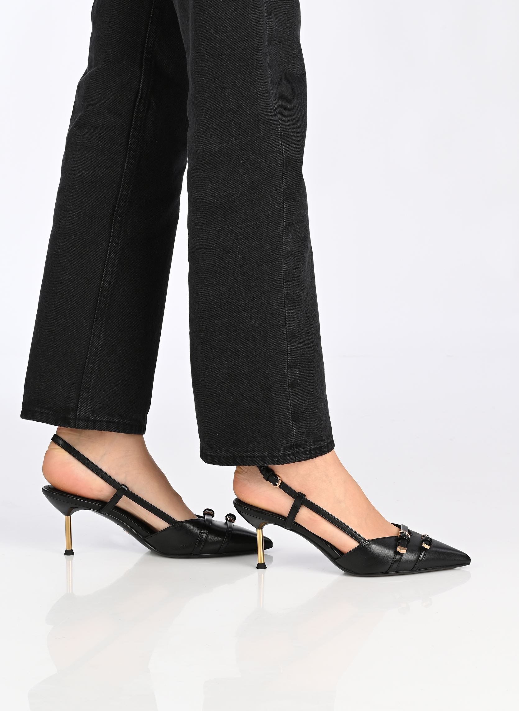 Escarpins à brides 29631-46 femme noir Tamaris Escarpins à brides 29631-46 femme noir BLACK LEATHER
