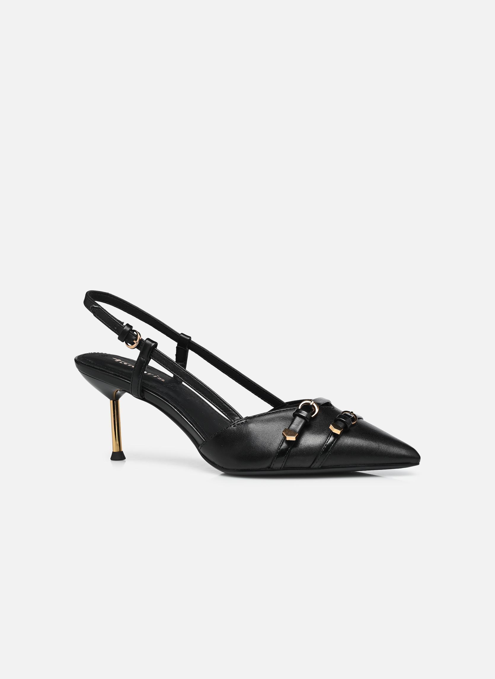 Escarpins à brides 29631-46 femme noir Tamaris Escarpins à brides 29631-46 femme noir BLACK LEATHER