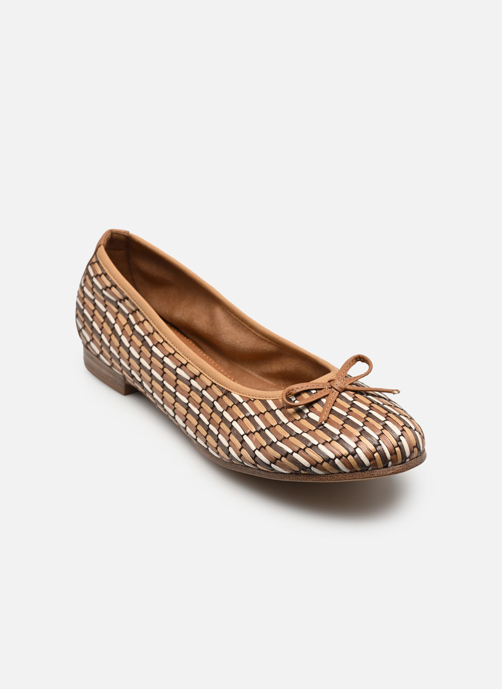 Ballerines classiques 22134-46 femme marron Tamaris Ballerines classiques 22134-46 femme marron COGNAC COMB