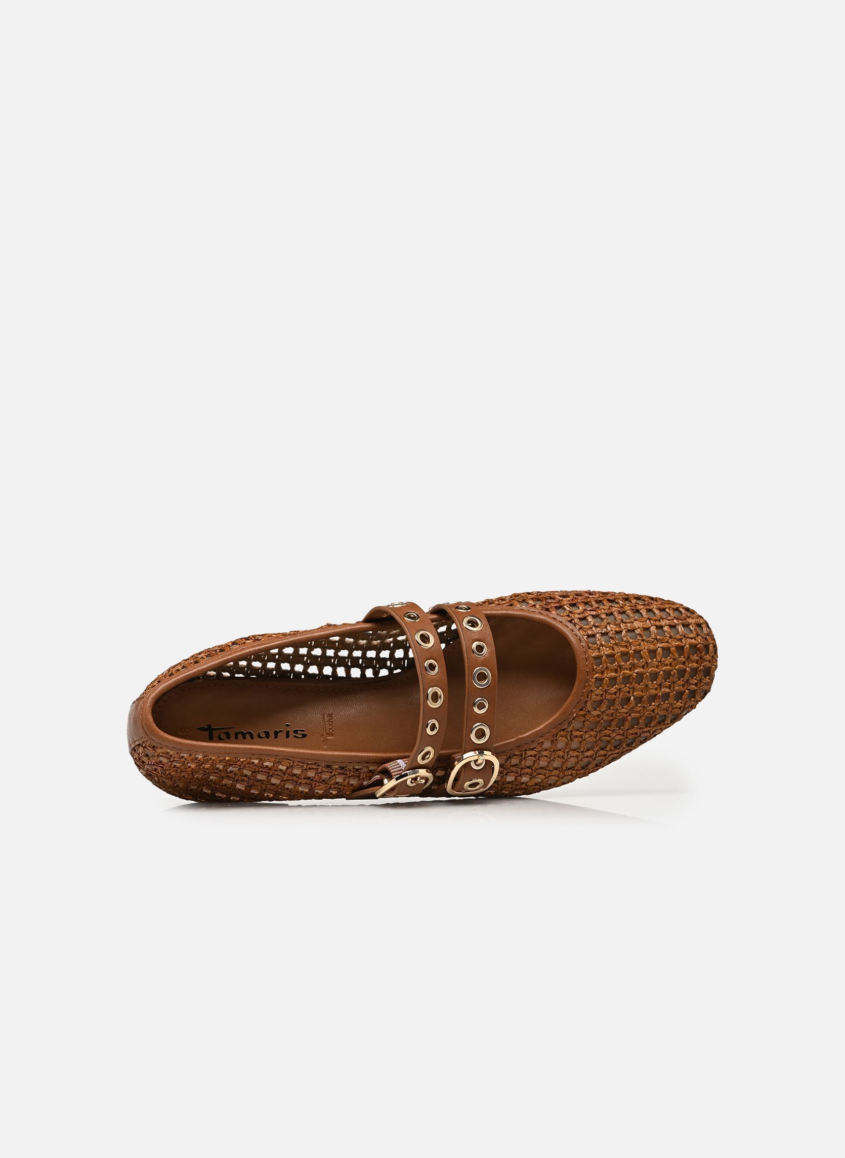 Mary Janes 22144-46 dames bruin Tamaris Mary Janes 22144-46 dames bruin COGNAC