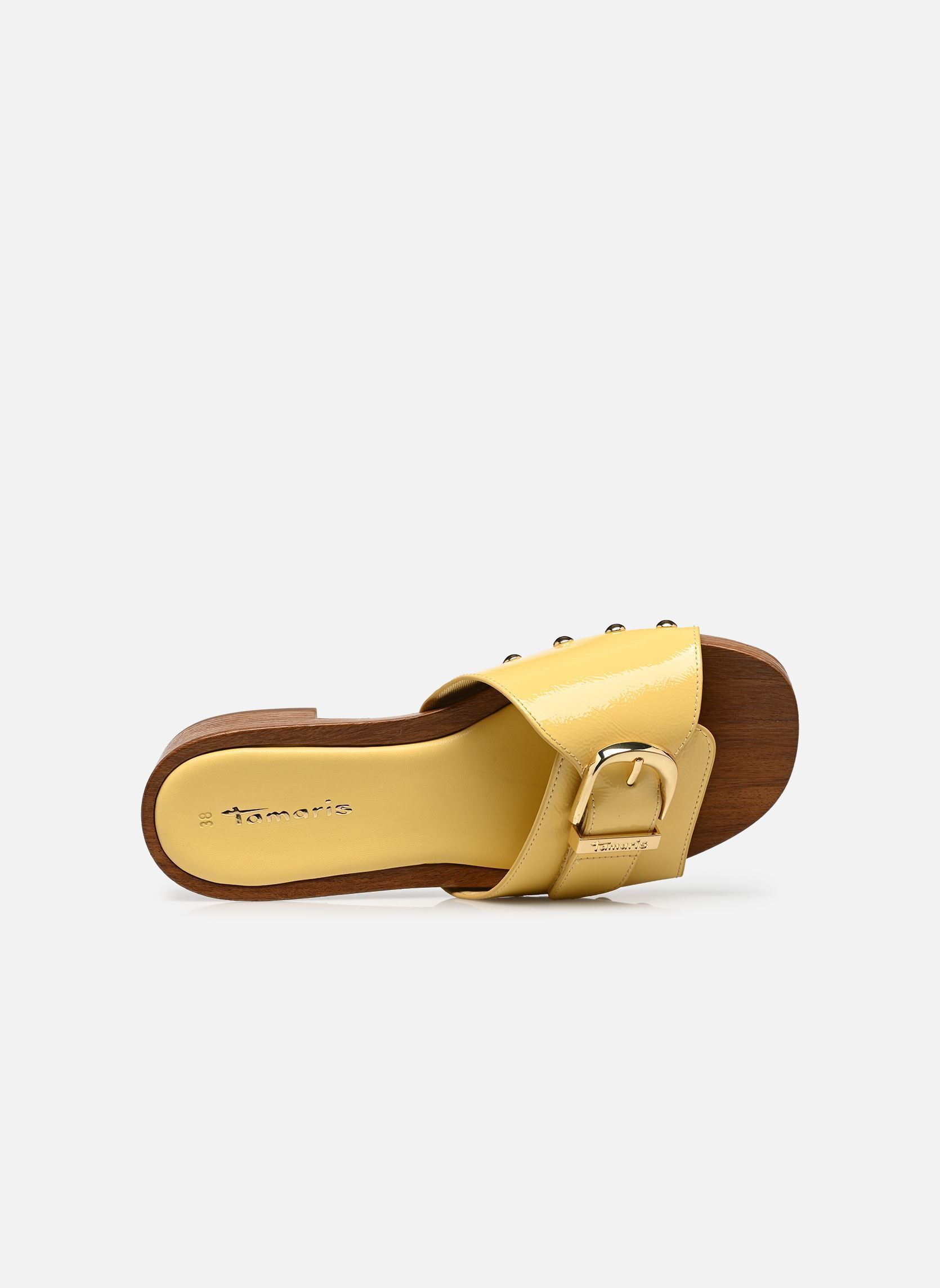 Pantoletten 27315-46 damen gelb Tamaris Pantoletten 27315-46 damen gelb YELLOW