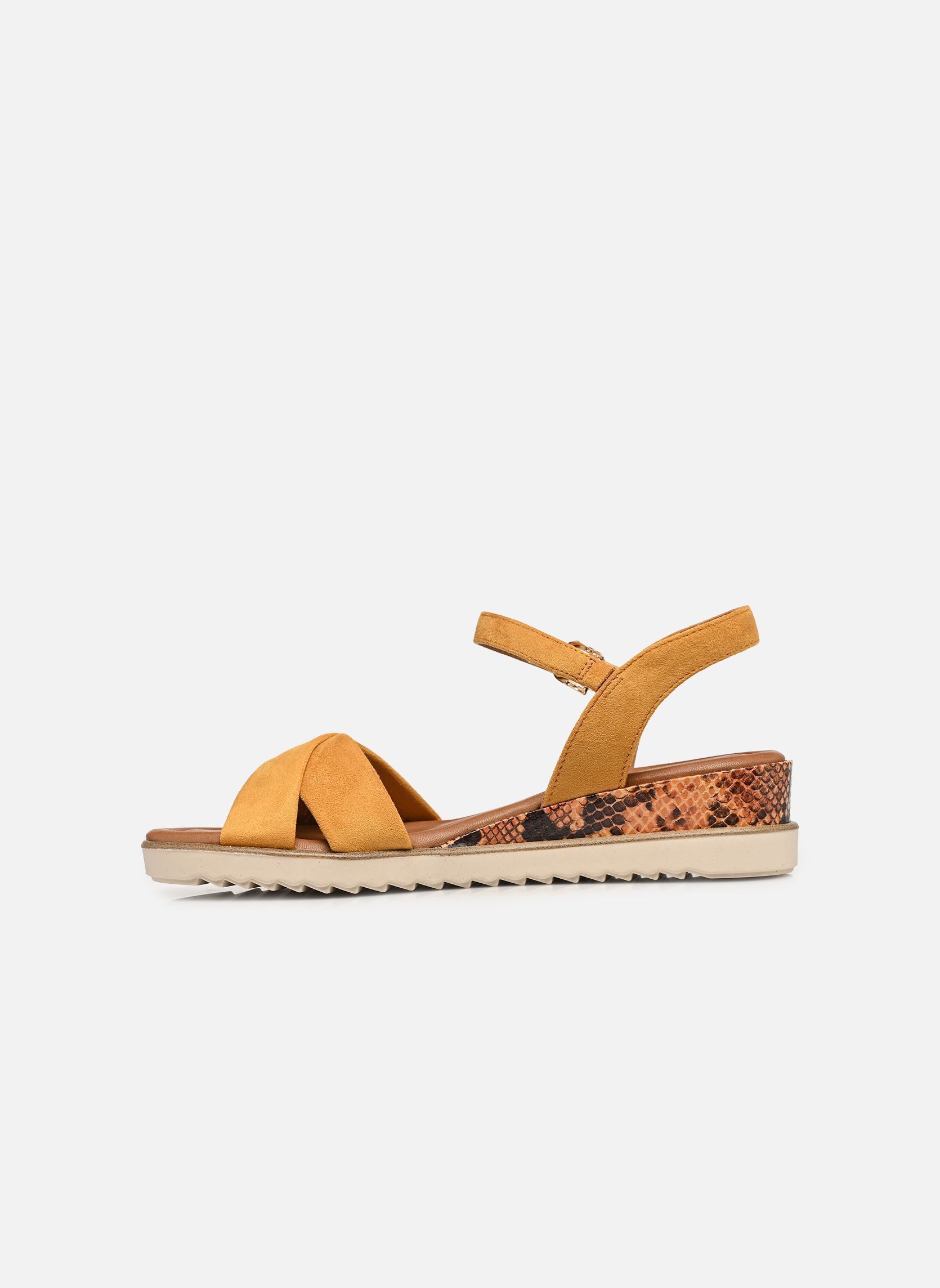 Sandales compensées et plateformes 28116-44 femme jaune Tamaris Sandales compensées et plateformes 28116-44 femme jaune YELLOW