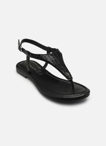 Sandales plates 28132-44 femme noir Tamaris Sandales plates 28132-44 femme noir BLACK GLAM