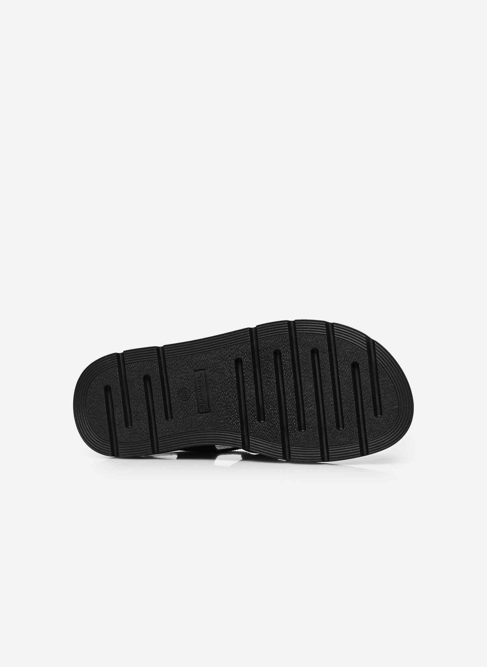 Sandales compensées et plateformes 28214-46 femme noir Tamaris Sandales compensées et plateformes 28214-46 femme noir BLACK LEATHER