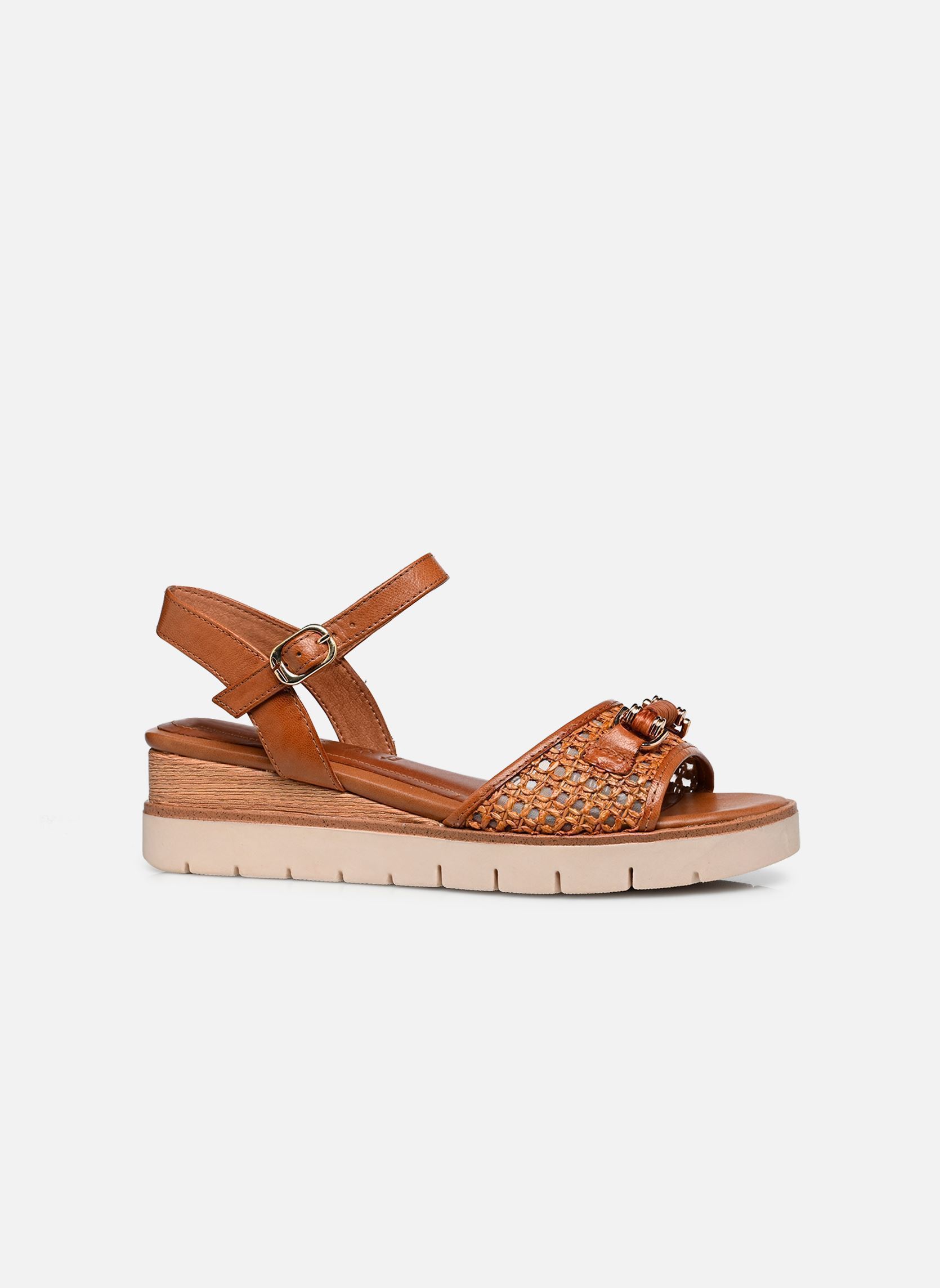 Sandales compensées et plateformes 28215-46 femme marron Tamaris Sandales compensées et plateformes 28215-46 femme marron COGNAC
