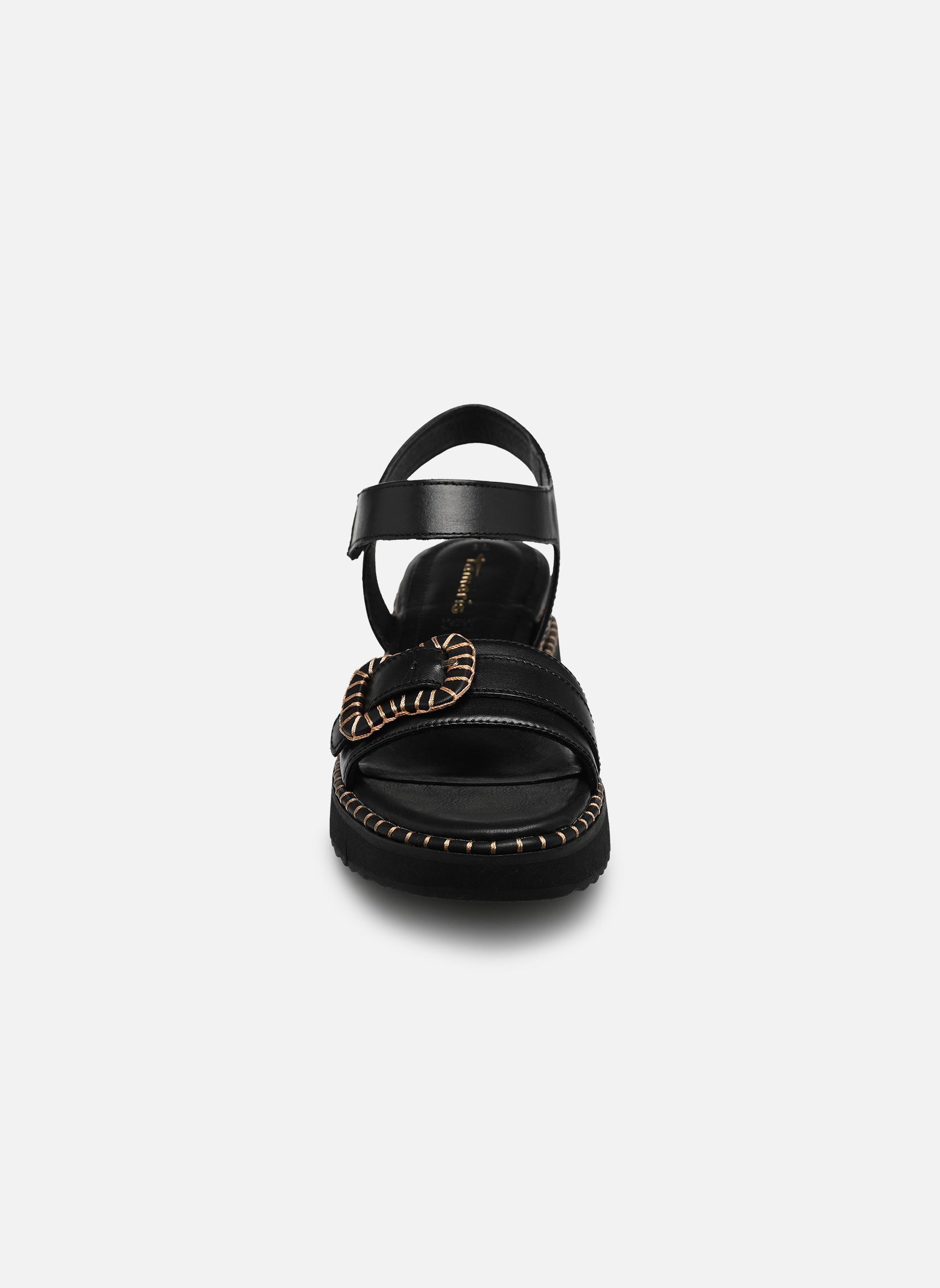 Sandales compensées et plateformes 28223-46 femme noir Tamaris Sandales compensées et plateformes 28223-46 femme noir BLACK