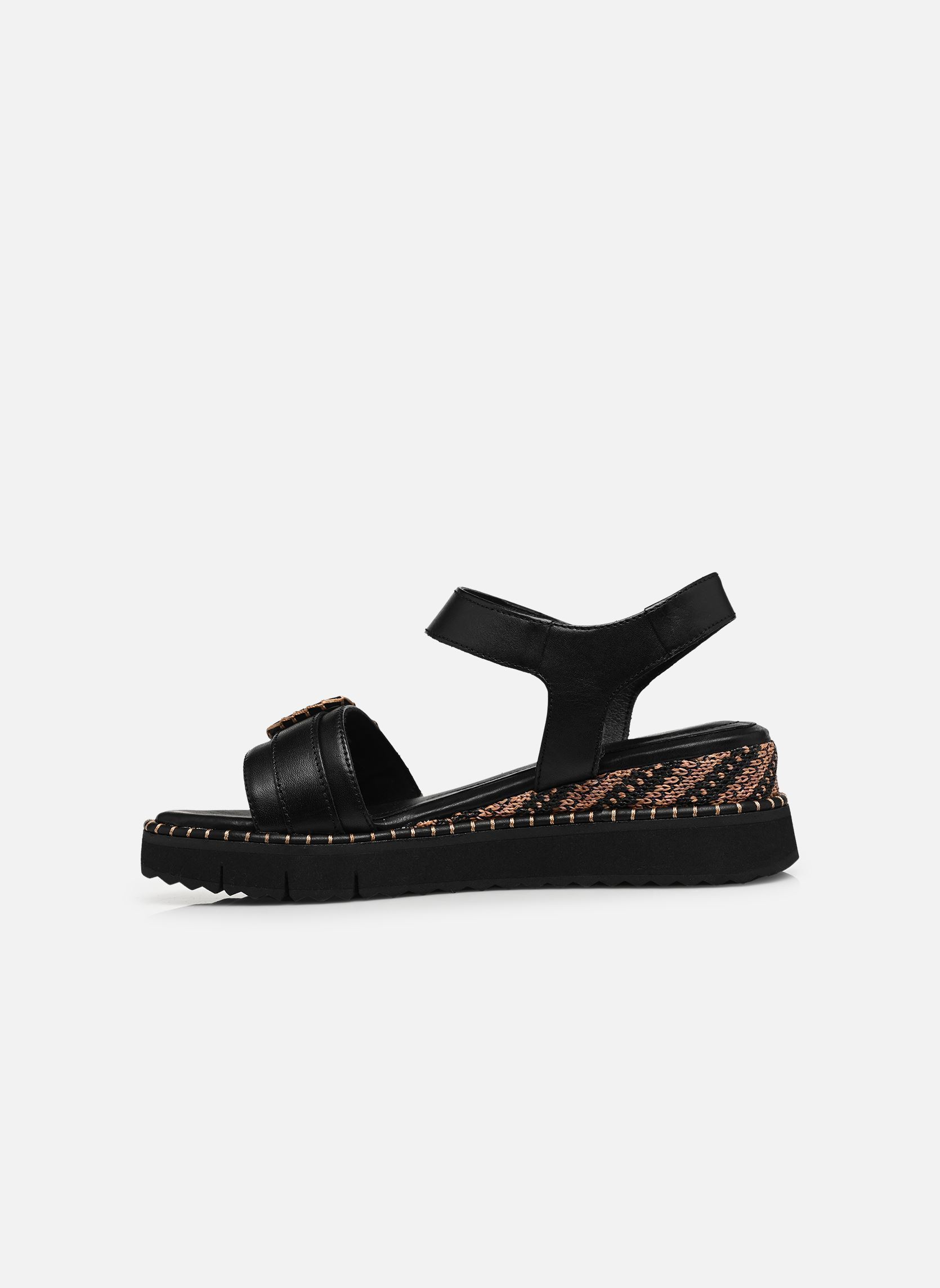 Sandales compensées et plateformes 28223-46 femme noir Tamaris Sandales compensées et plateformes 28223-46 femme noir BLACK