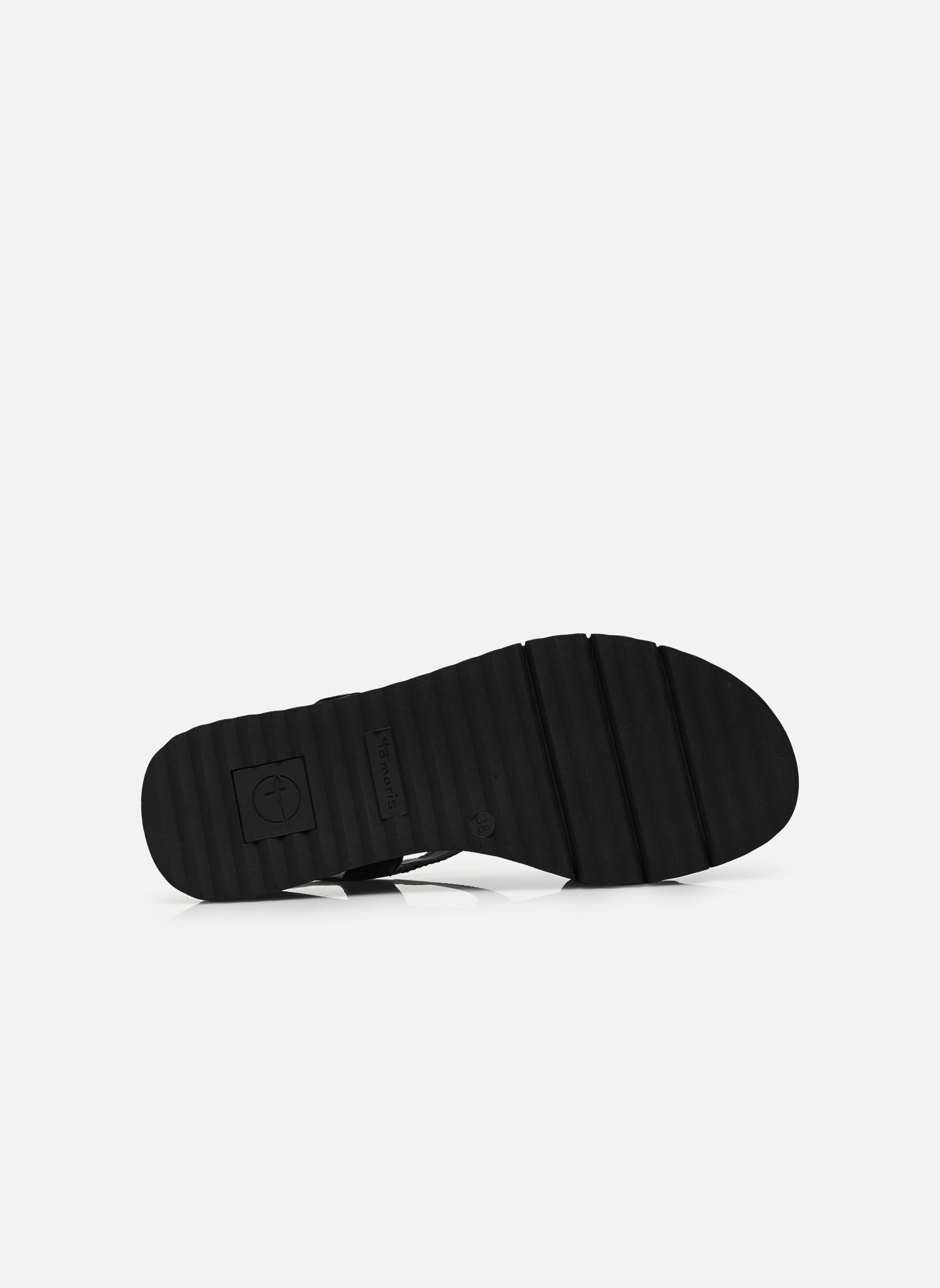 Sandales compensées et plateformes 28223-46 femme noir Tamaris Sandales compensées et plateformes 28223-46 femme noir BLACK
