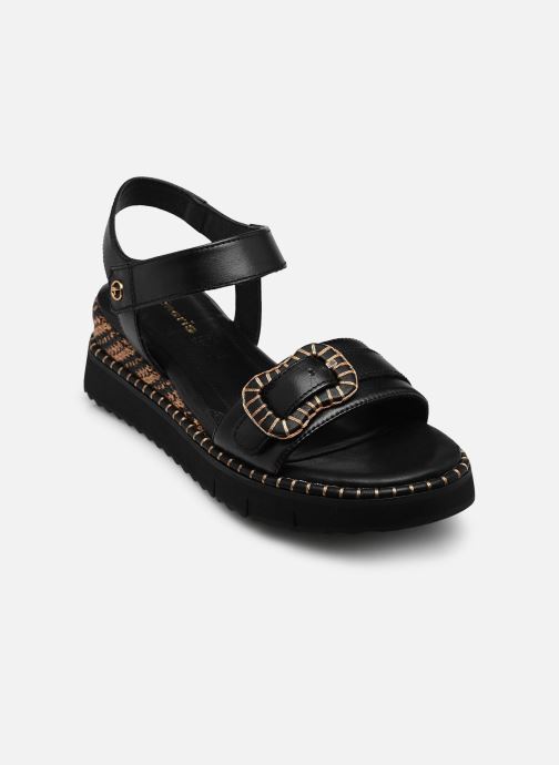 Tamaris Sandales compensées et plateformes 28223-46 femme noir