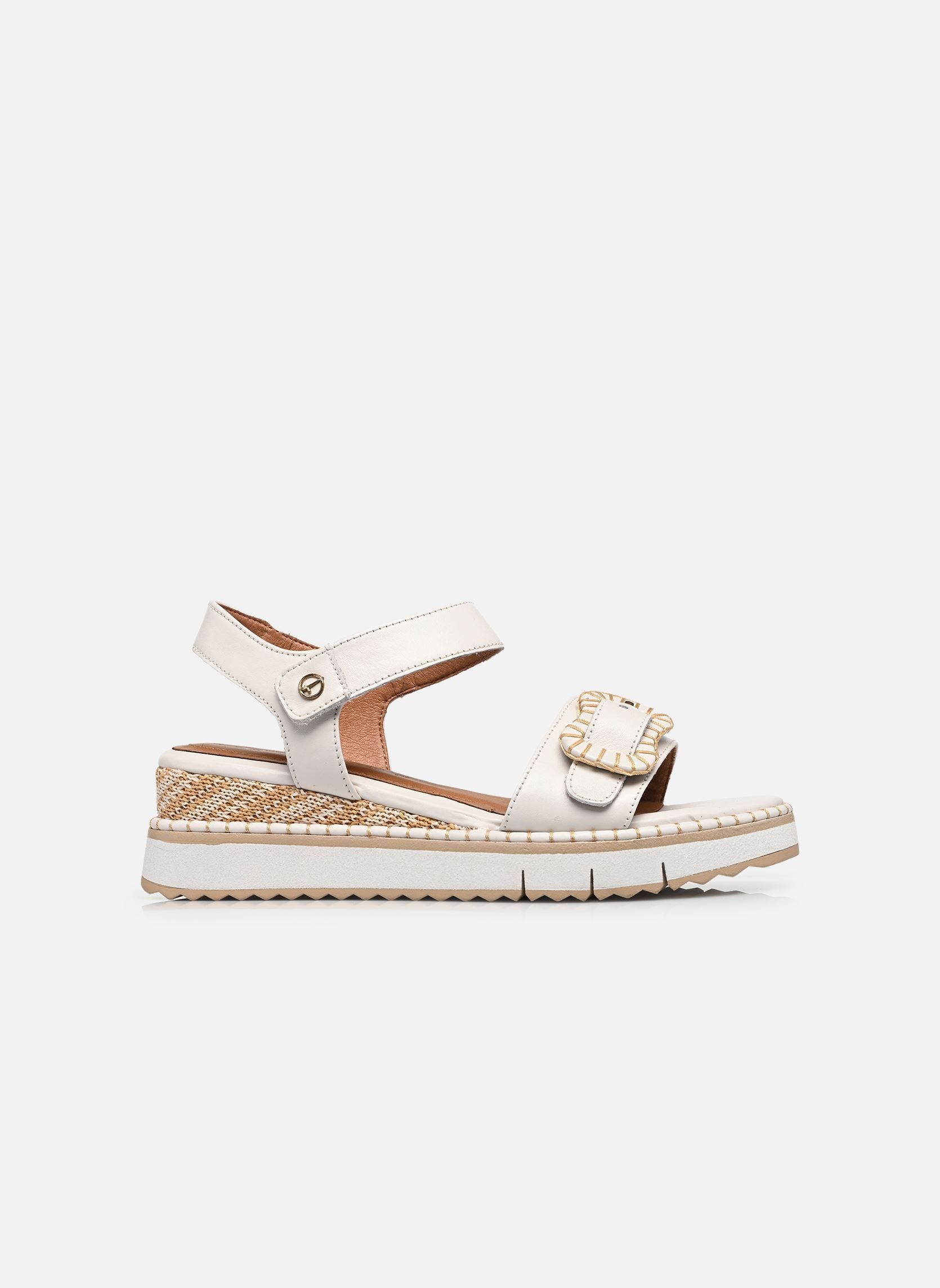 Sandales compensées et plateformes 28223-46 femme blanc Tamaris Sandales compensées et plateformes 28223-46 femme blanc WHITE