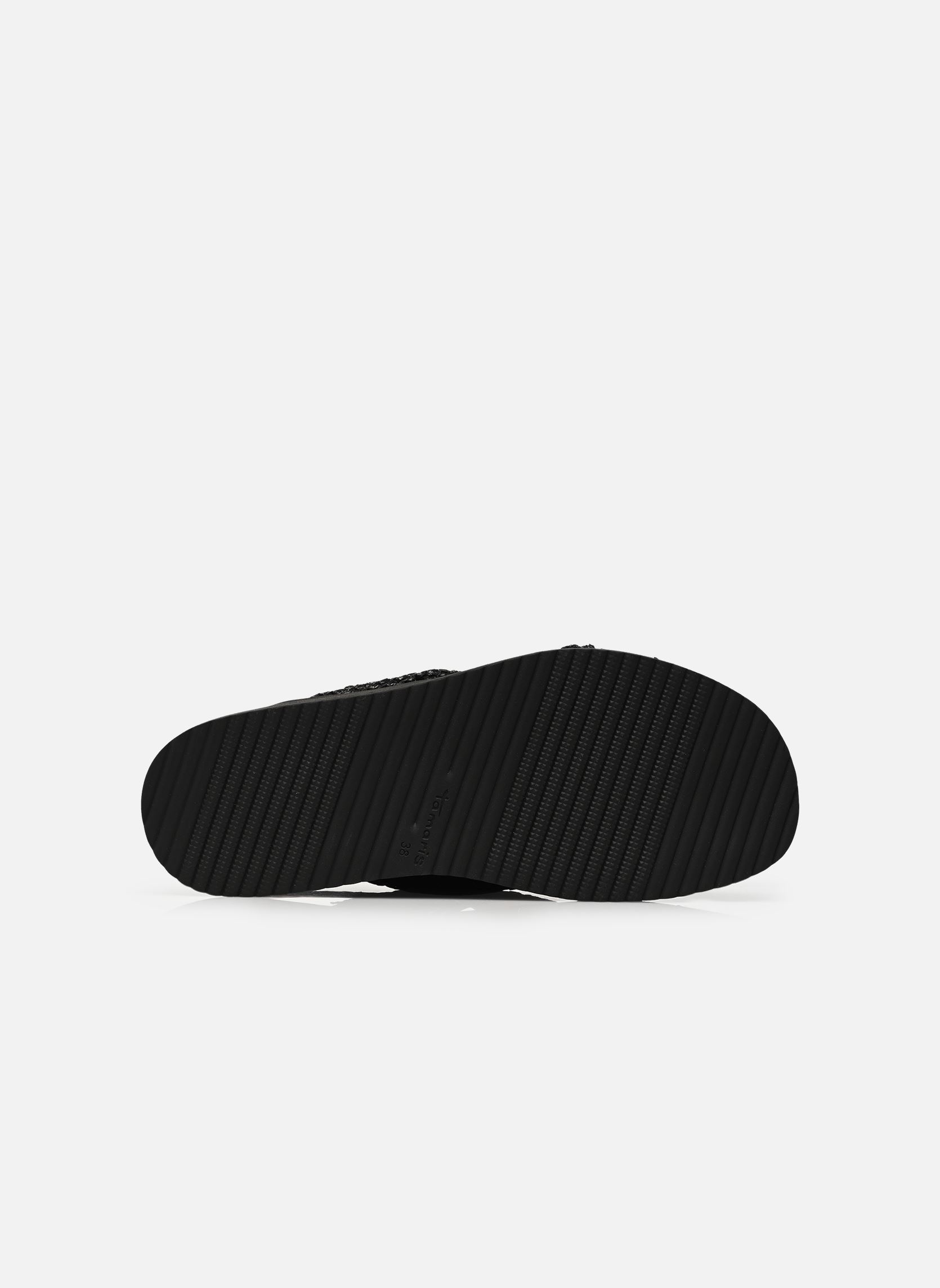 Sandales compensées et plateformes 28224-46 femme noir Tamaris Sandales compensées et plateformes 28224-46 femme noir BLACK