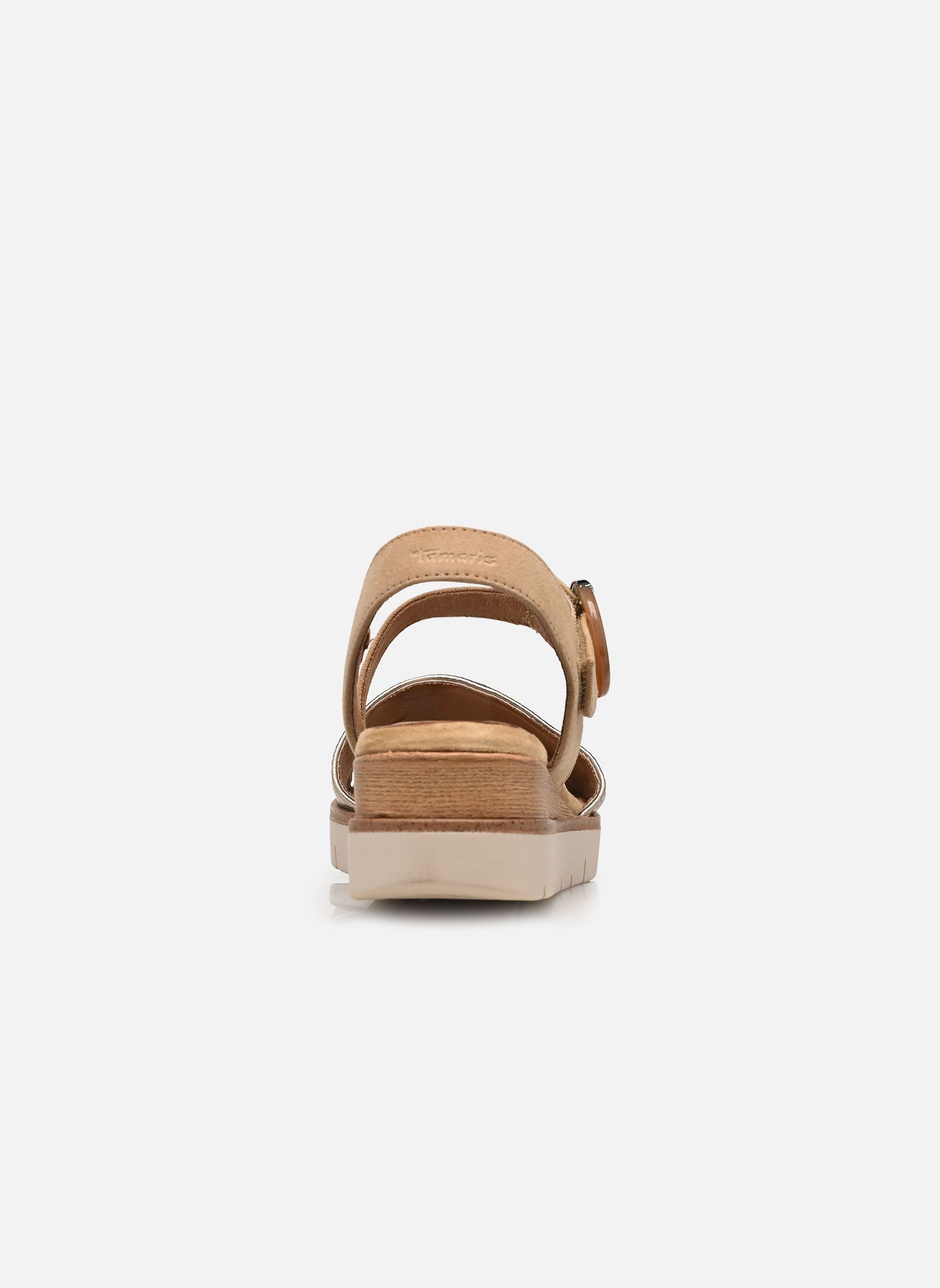 Sandales compensées et plateformes 28232-46 femme marron Tamaris Sandales compensées et plateformes 28232-46 femme marron TAN COMB