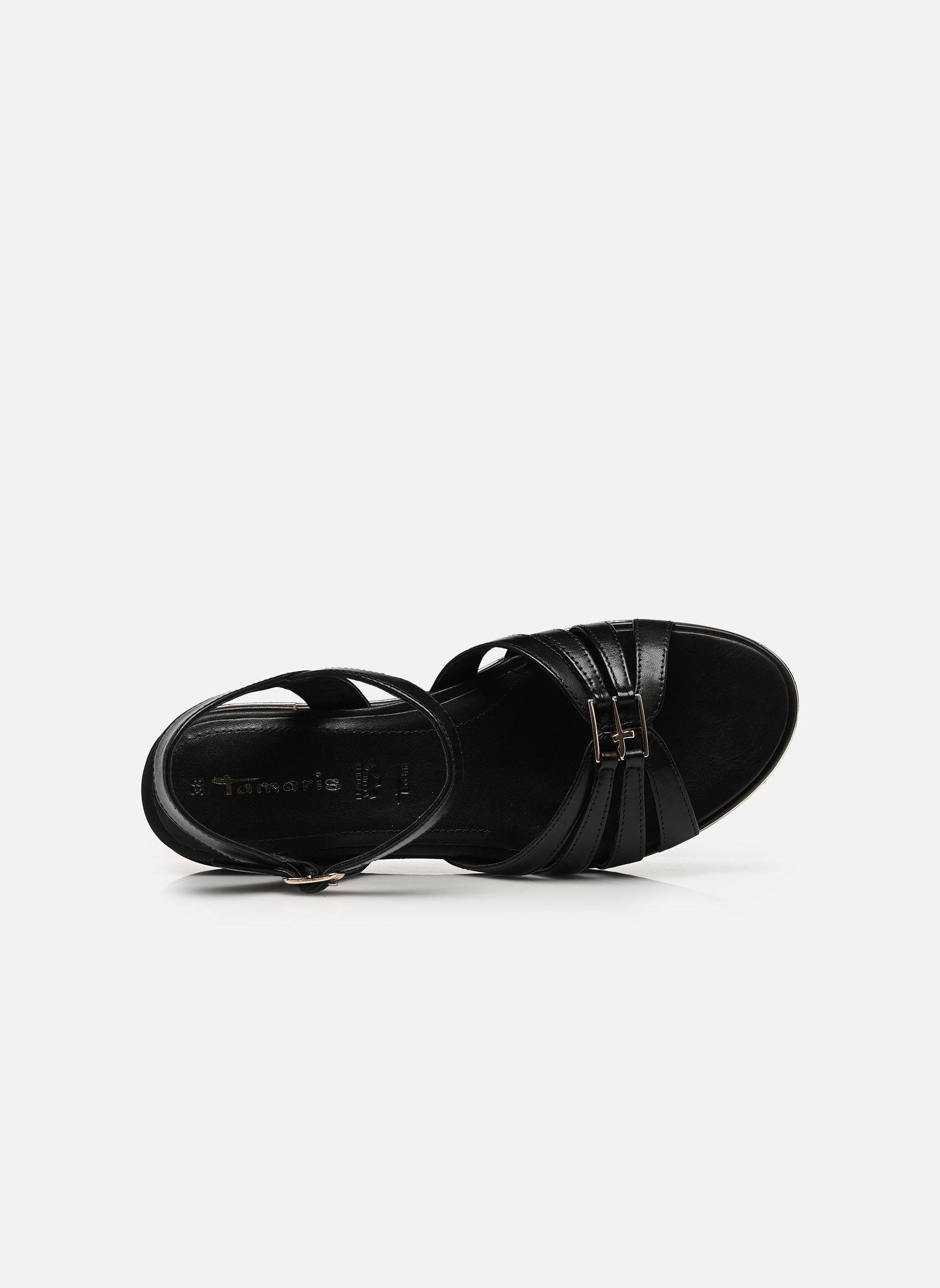 Keil- und Plateausandalen 28242-46 damen schwarz Tamaris Keil- und Plateausandalen 28242-46 damen schwarz BLACK