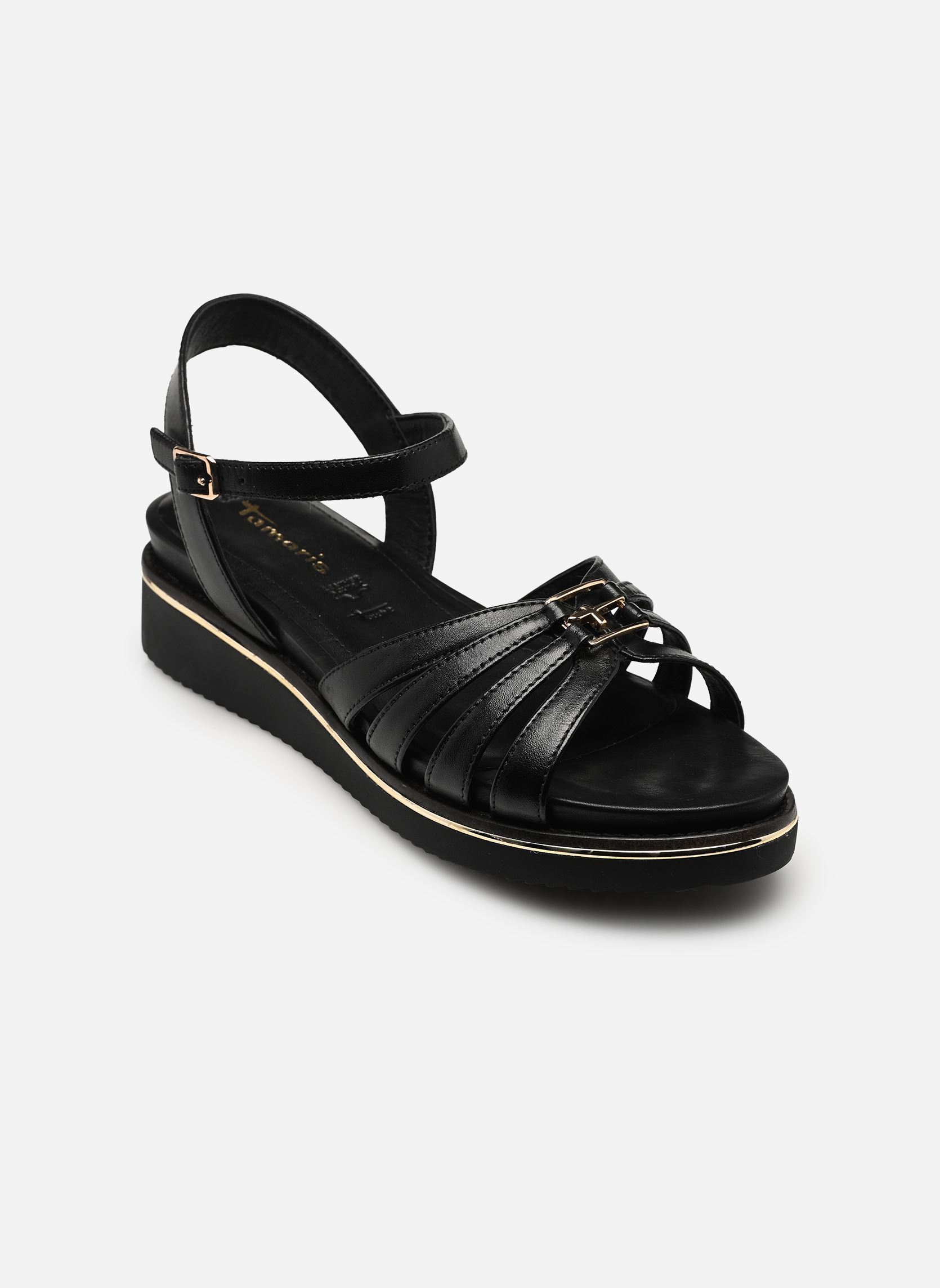 Keil- und Plateausandalen 28242-46 damen schwarz Tamaris Keil- und Plateausandalen 28242-46 damen schwarz BLACK
