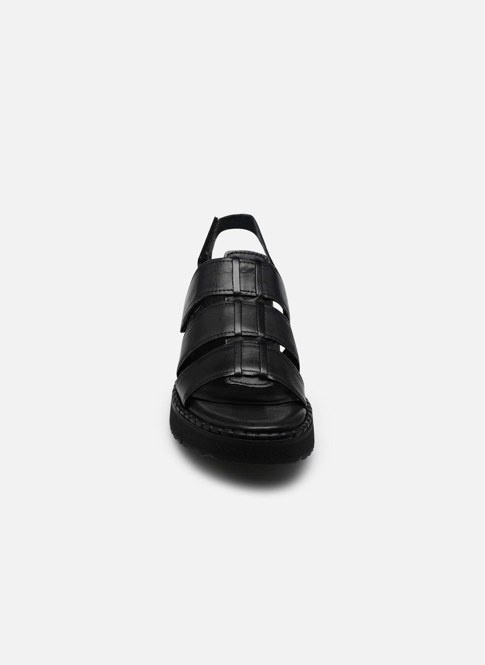 Sandalen met sleehak en plateau 28243-46 dames zwart Tamaris Sandalen met sleehak en plateau 28243-46 dames zwart BLACK LEATHER