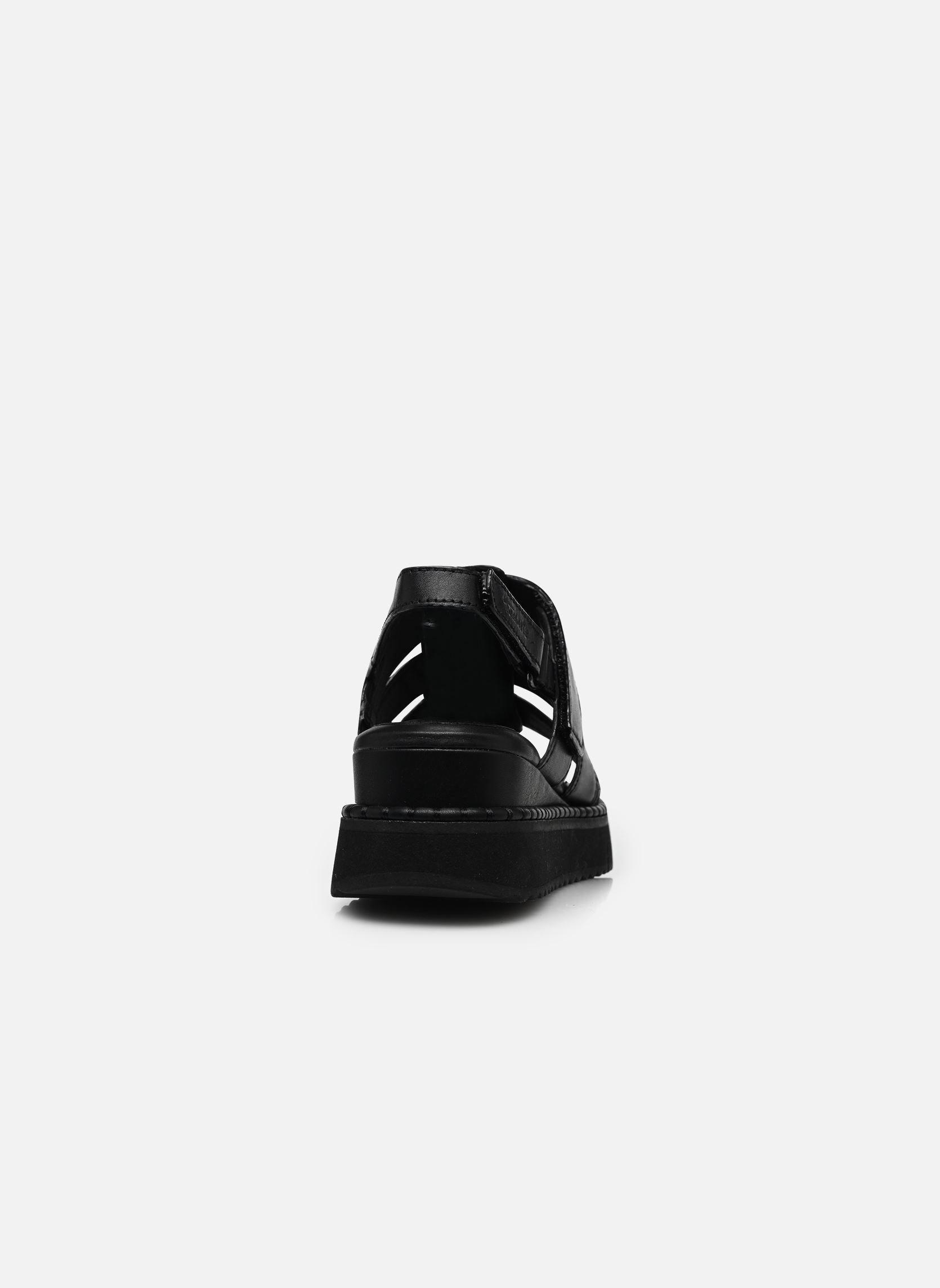 Sandalen met sleehak en plateau 28243-46 dames zwart Tamaris Sandalen met sleehak en plateau 28243-46 dames zwart BLACK LEATHER