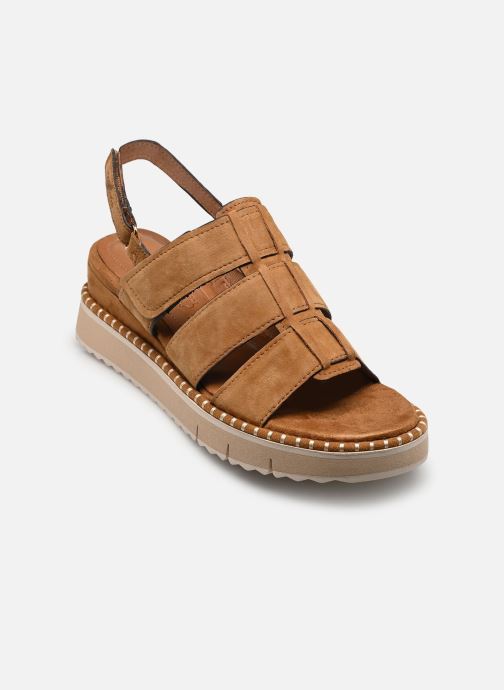 Tamaris Sandales compensées et plateformes 28243-46 femme marron
