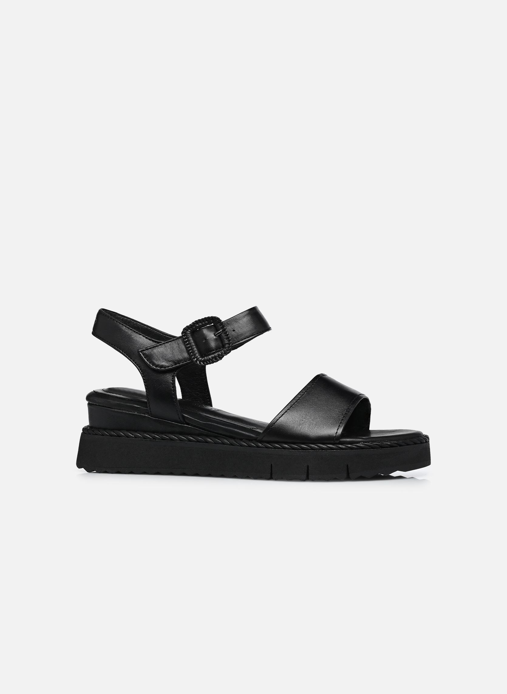 Keil- und Plateausandalen 28247-46 damen schwarz Tamaris Keil- und Plateausandalen 28247-46 damen schwarz BLACK