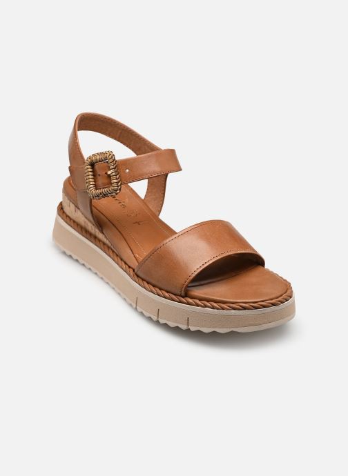 Tamaris Keil- und Plateausandalen 28247-46 damen braun