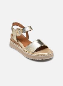 Keil- und Plateausandalen 28247-46 damen schwarz