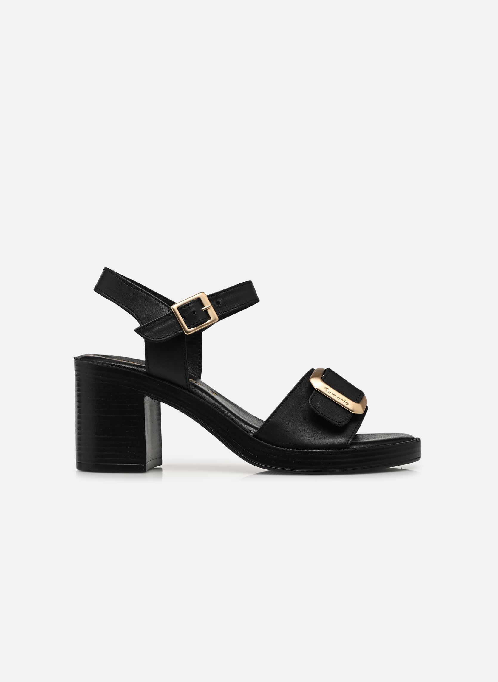 Sandalen 28303-46 damen schwarz Tamaris Sandalen 28303-46 damen schwarz BLACK LEATHER