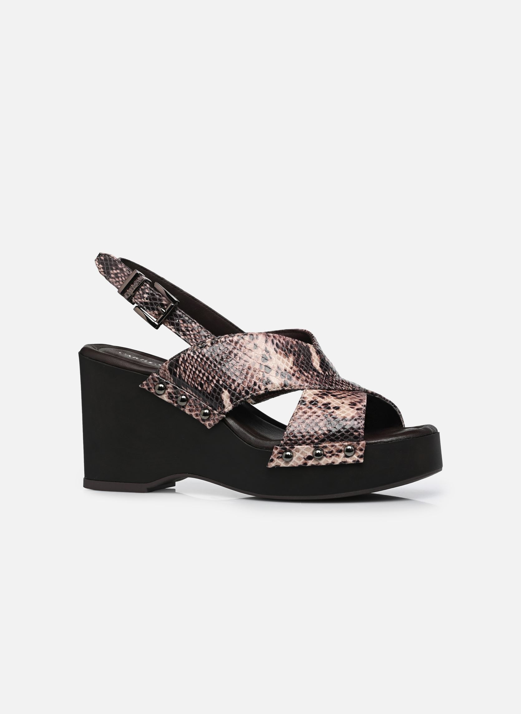 Sandales compensées et plateformes 28332-46 femme marron Tamaris Sandales compensées et plateformes 28332-46 femme marron BROWN SNAKE