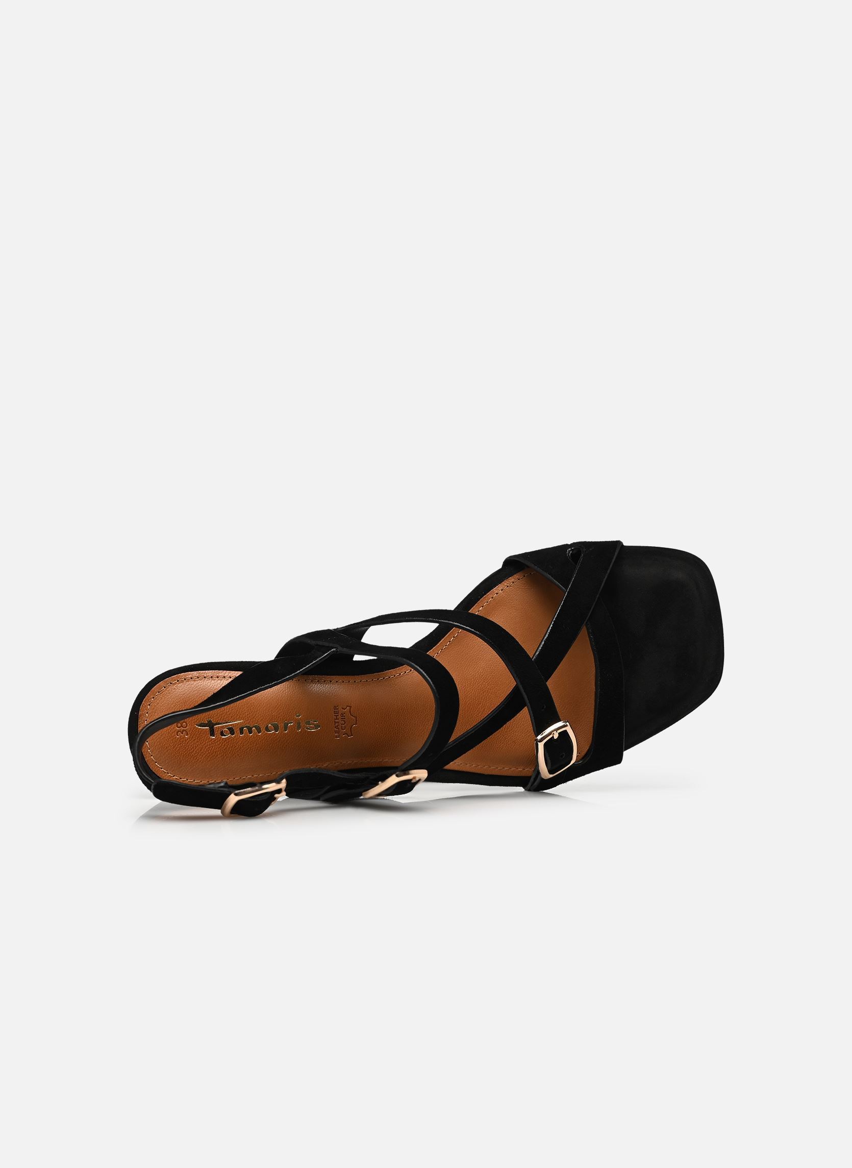 Sandalen 28340-46 dames zwart Tamaris Sandalen 28340-46 dames zwart BLACK SUEDE