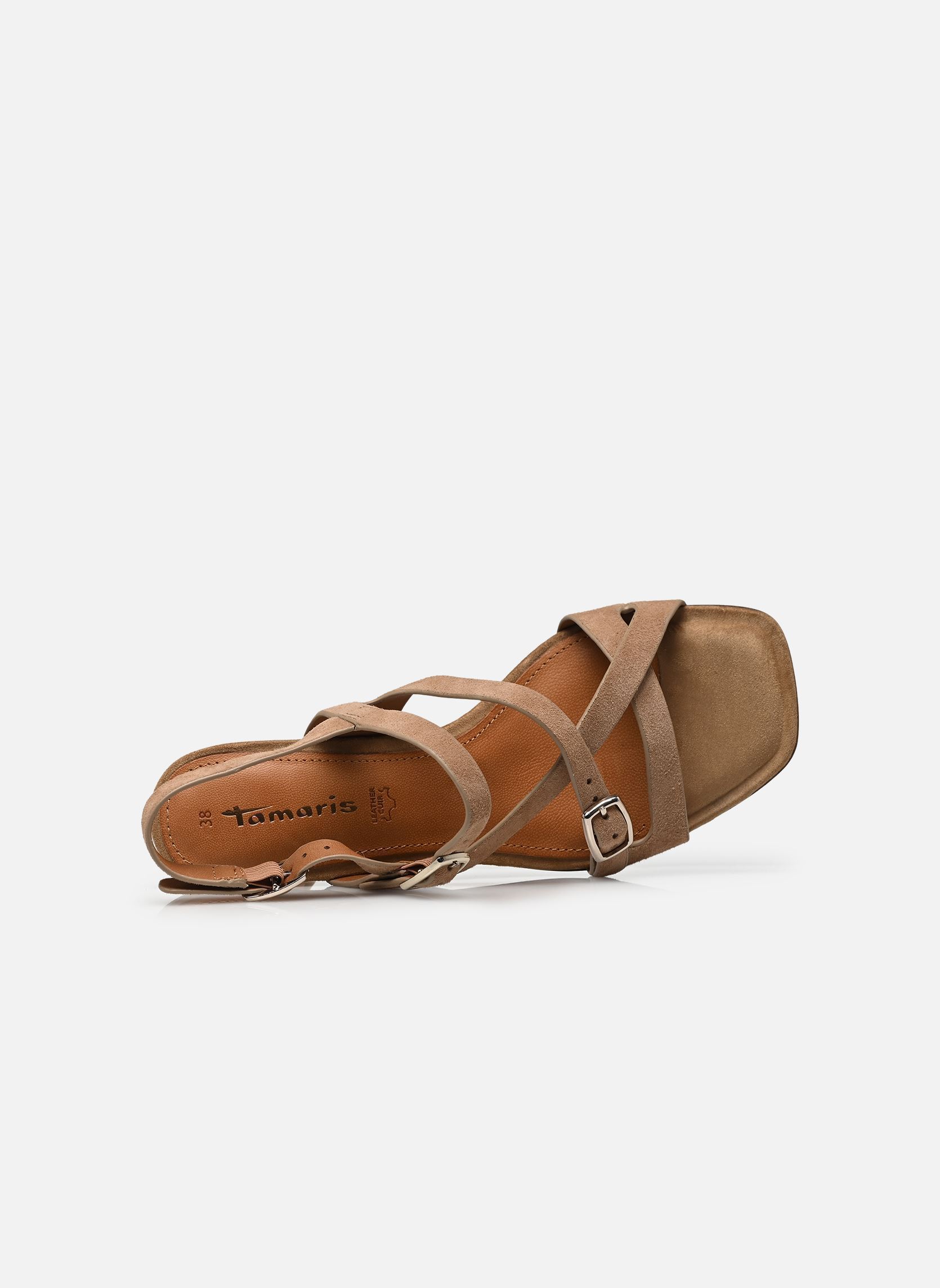 Sandalen 28340-46 damen beige Tamaris Sandalen 28340-46 damen beige BEIGE SUEDE