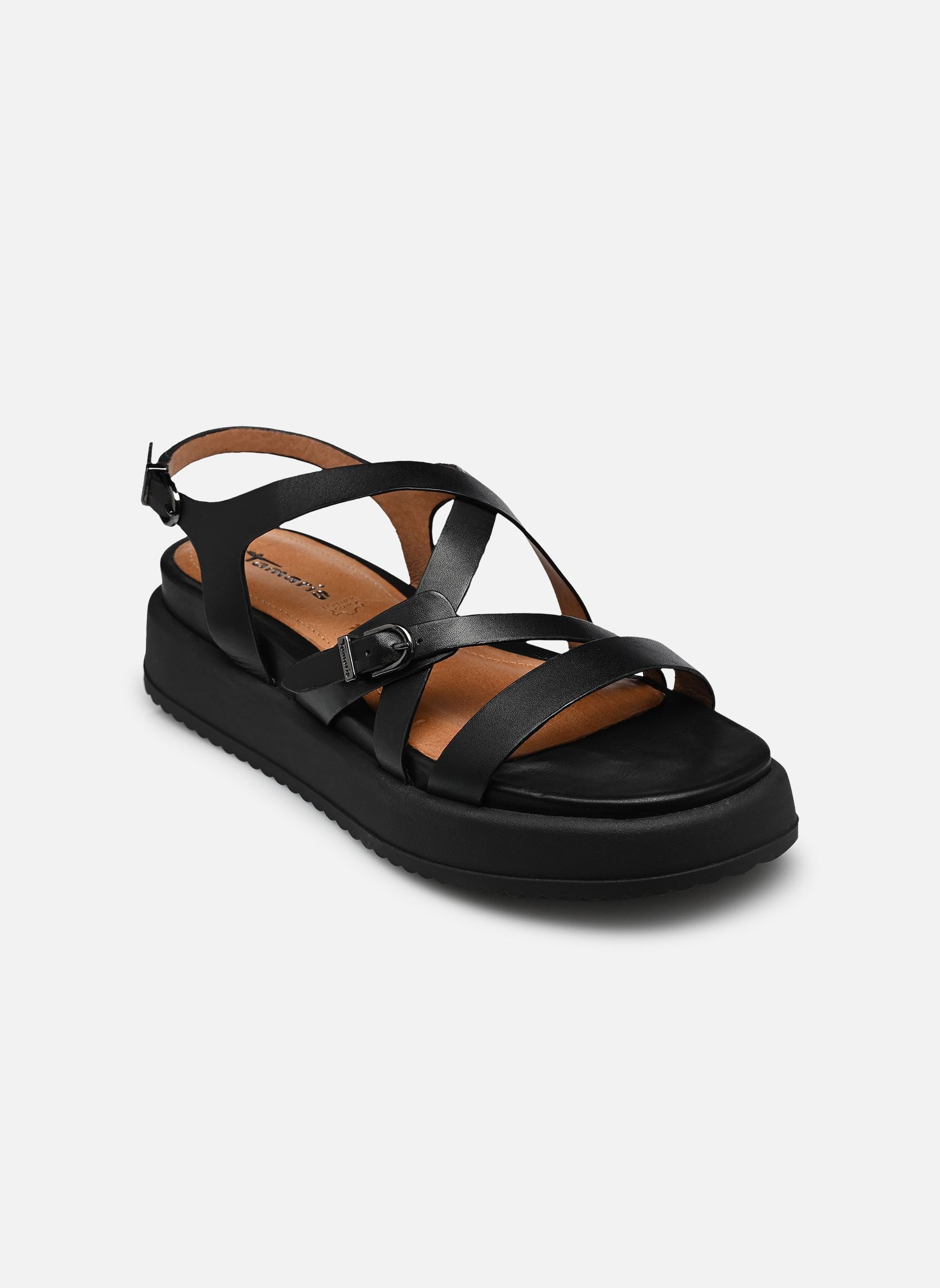 Sandales compensées et plateformes 28365-46 femme noir Tamaris Sandales compensées et plateformes 28365-46 femme noir BLACK
