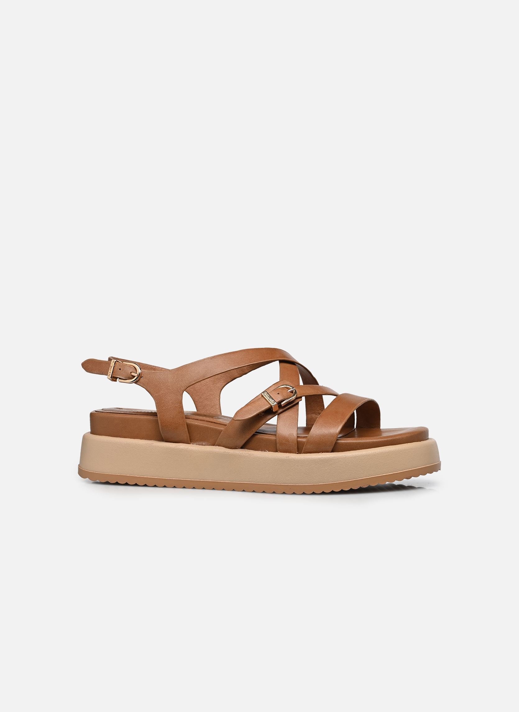 Sandales compensées et plateformes 28365-46 femme marron Tamaris Sandales compensées et plateformes 28365-46 femme marron COGNAC