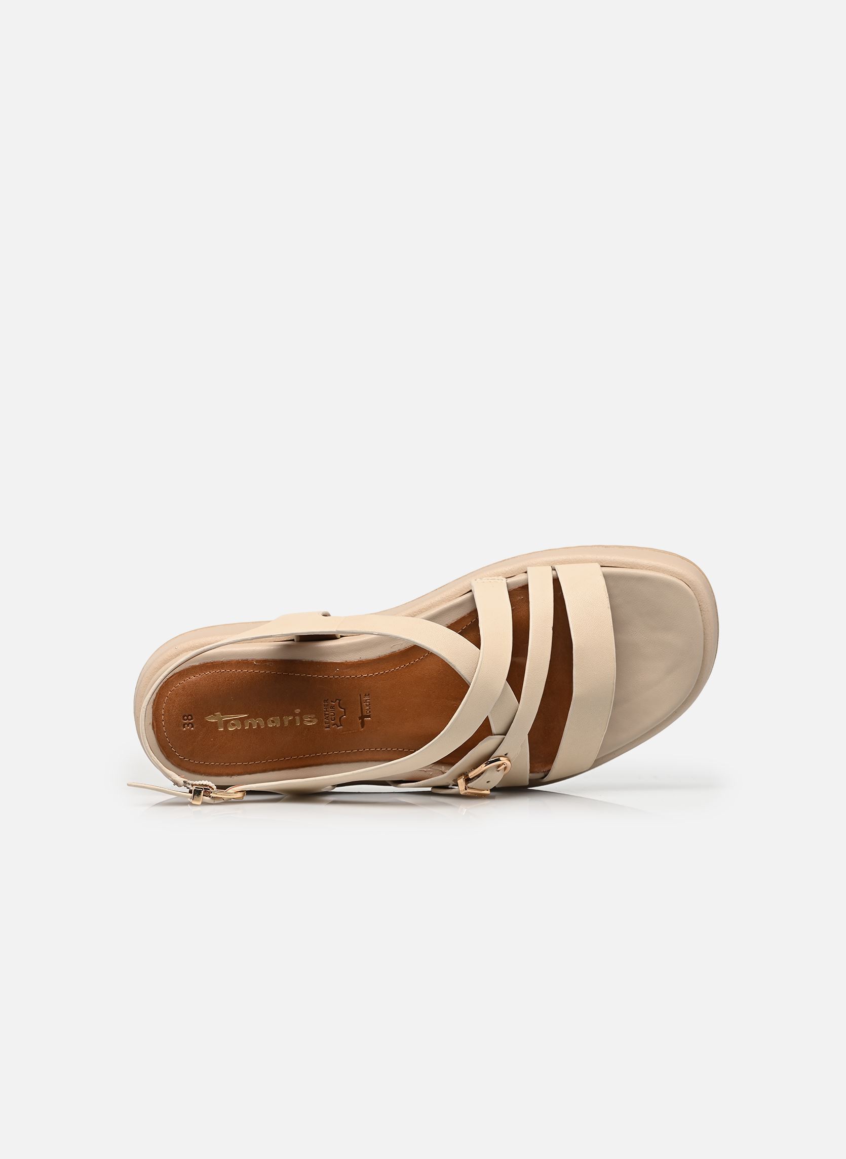 Keil- und Plateausandalen 28365-46 damen weiß Tamaris Keil- und Plateausandalen 28365-46 damen weiß IVORY