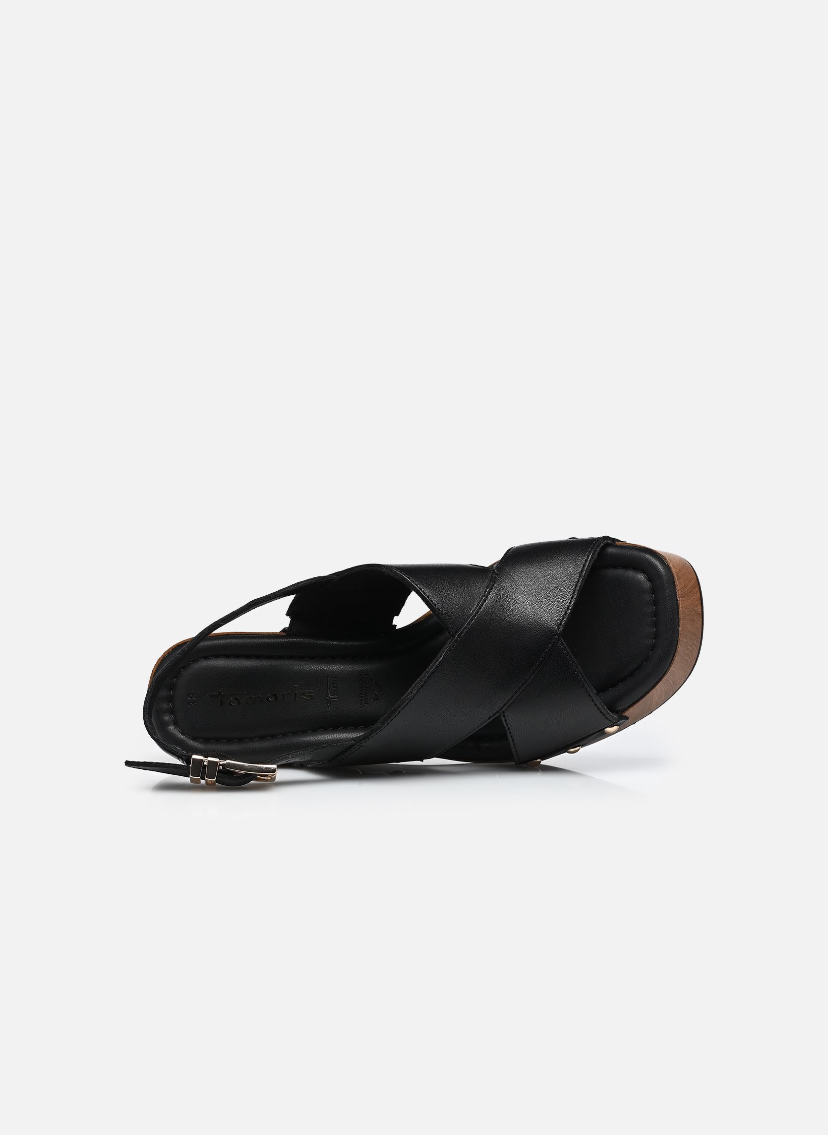 Sandales compensées et plateformes 28374-46 femme noir Tamaris Sandales compensées et plateformes 28374-46 femme noir BLACK